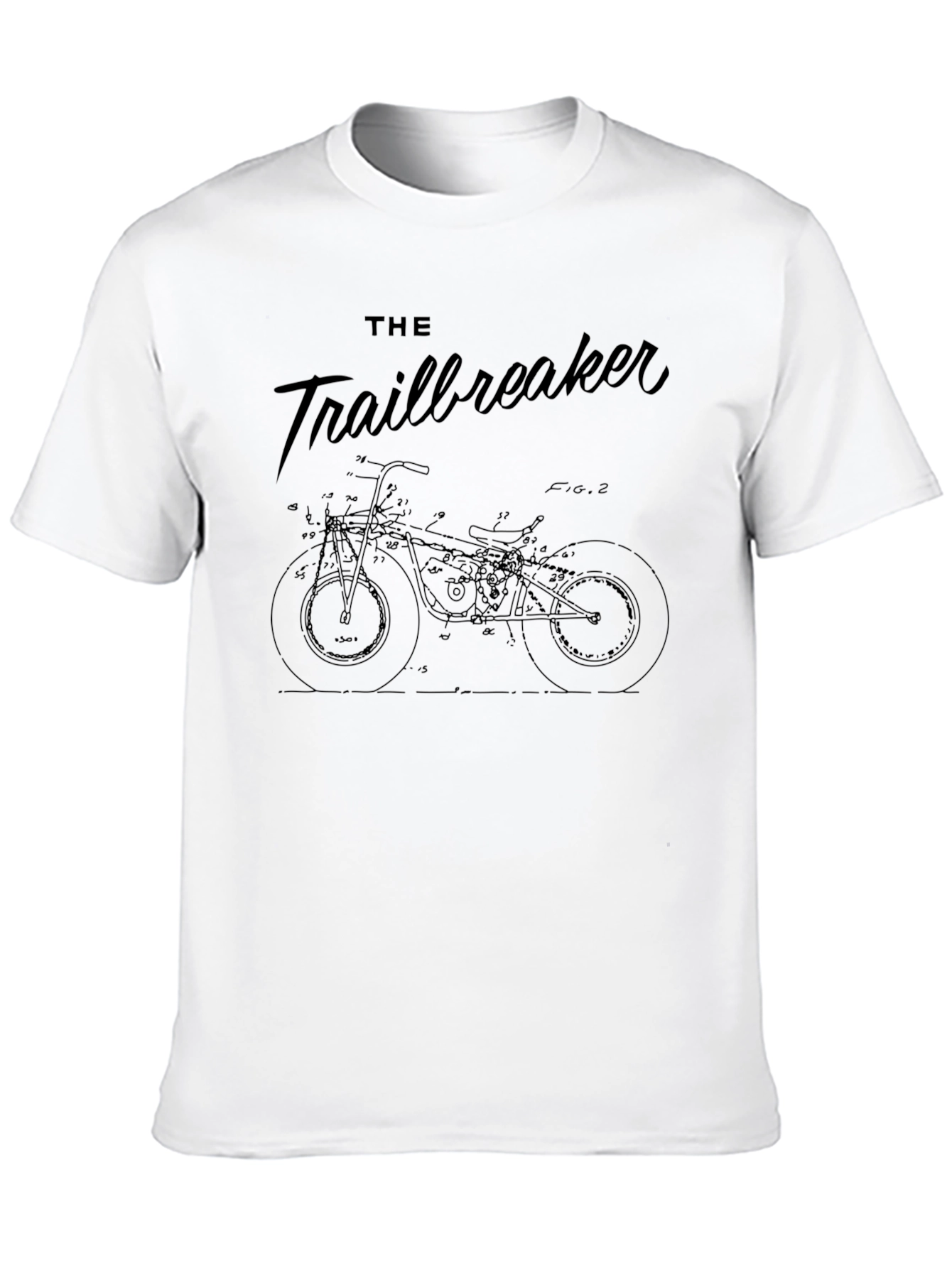 Trailbreaker Bike Graphic Tee - Black