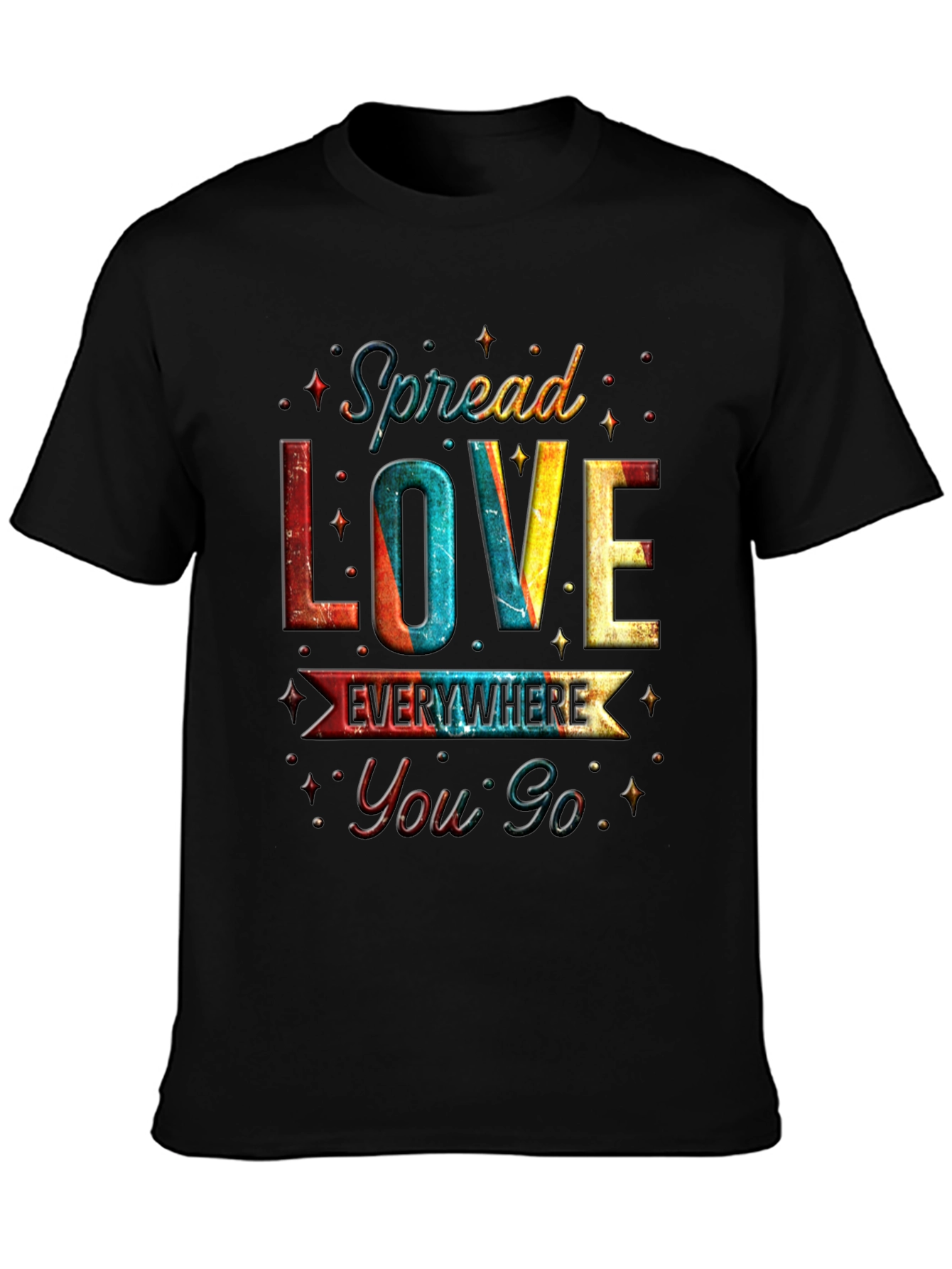 Spread Love Everywhere You Go Graphic T-Shirt