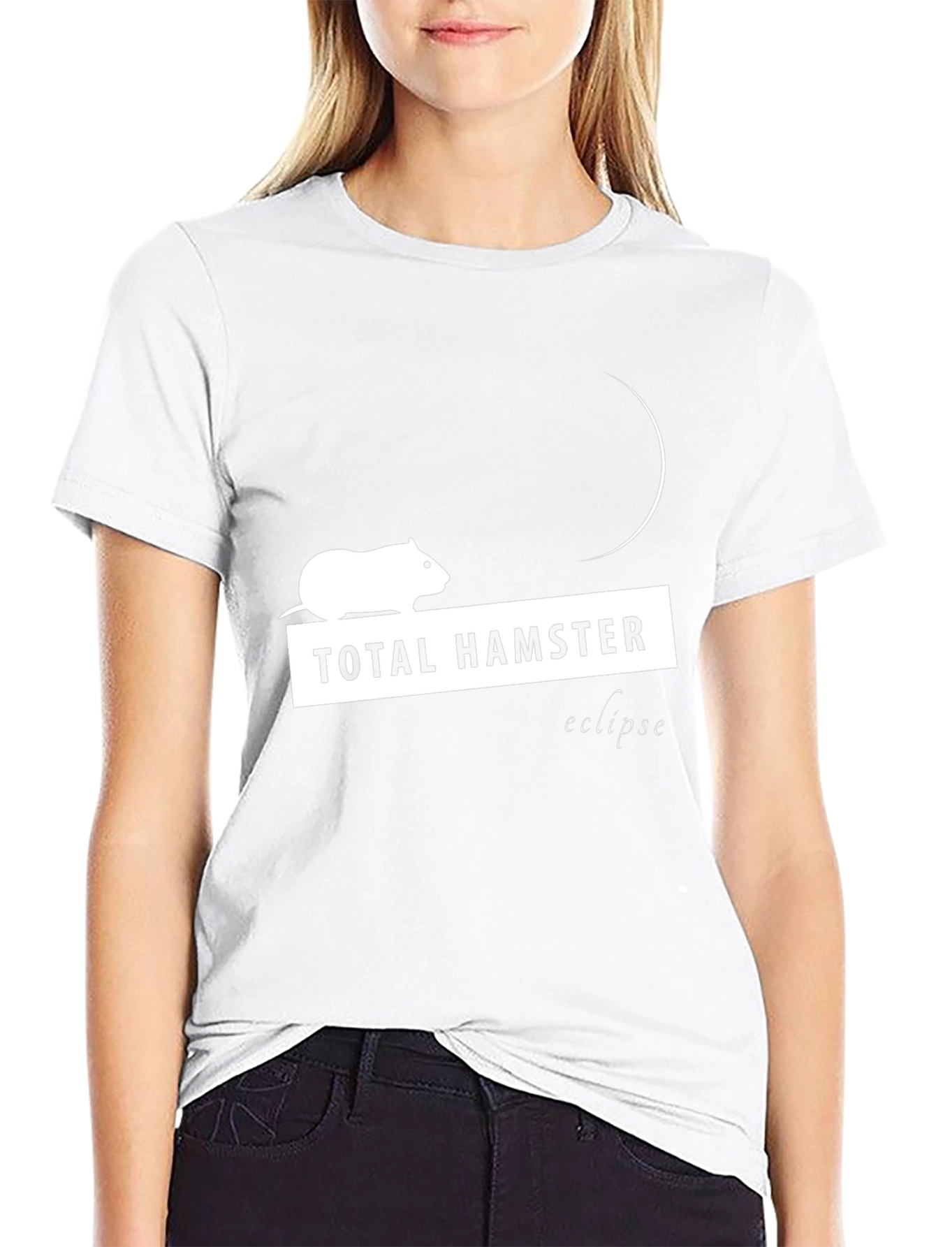 Total Hamster Eclipse Funny Graphic Tee
