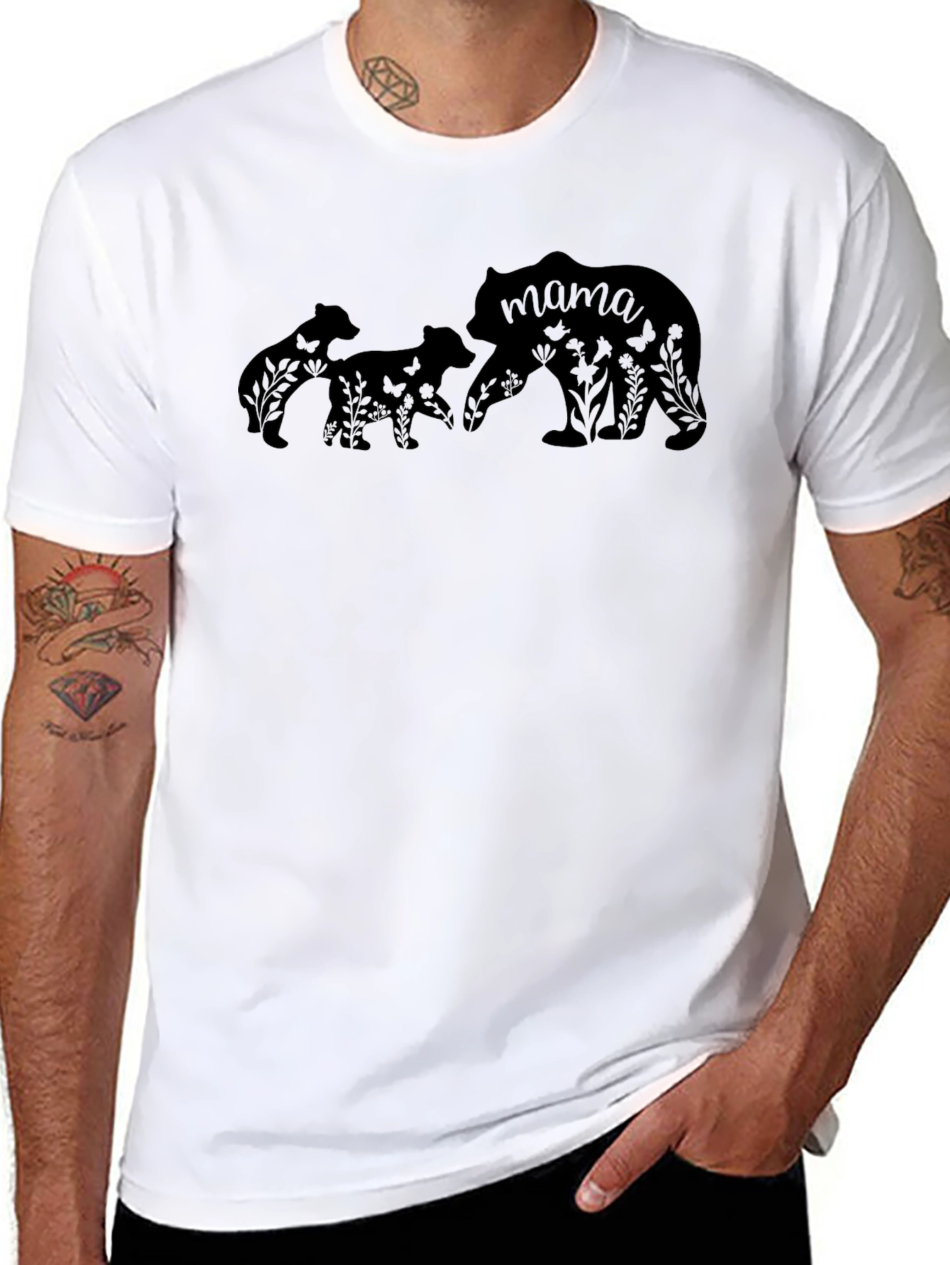 Mama Bear & Cubs Graphic Tee