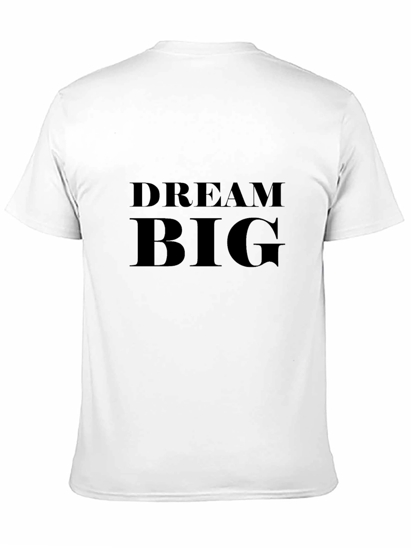 Dream Big Black T-Shirt - Motivational Tee