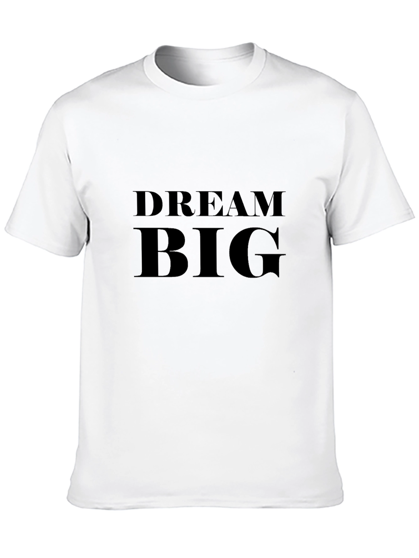 Dream Big Black T-Shirt - Motivational Tee