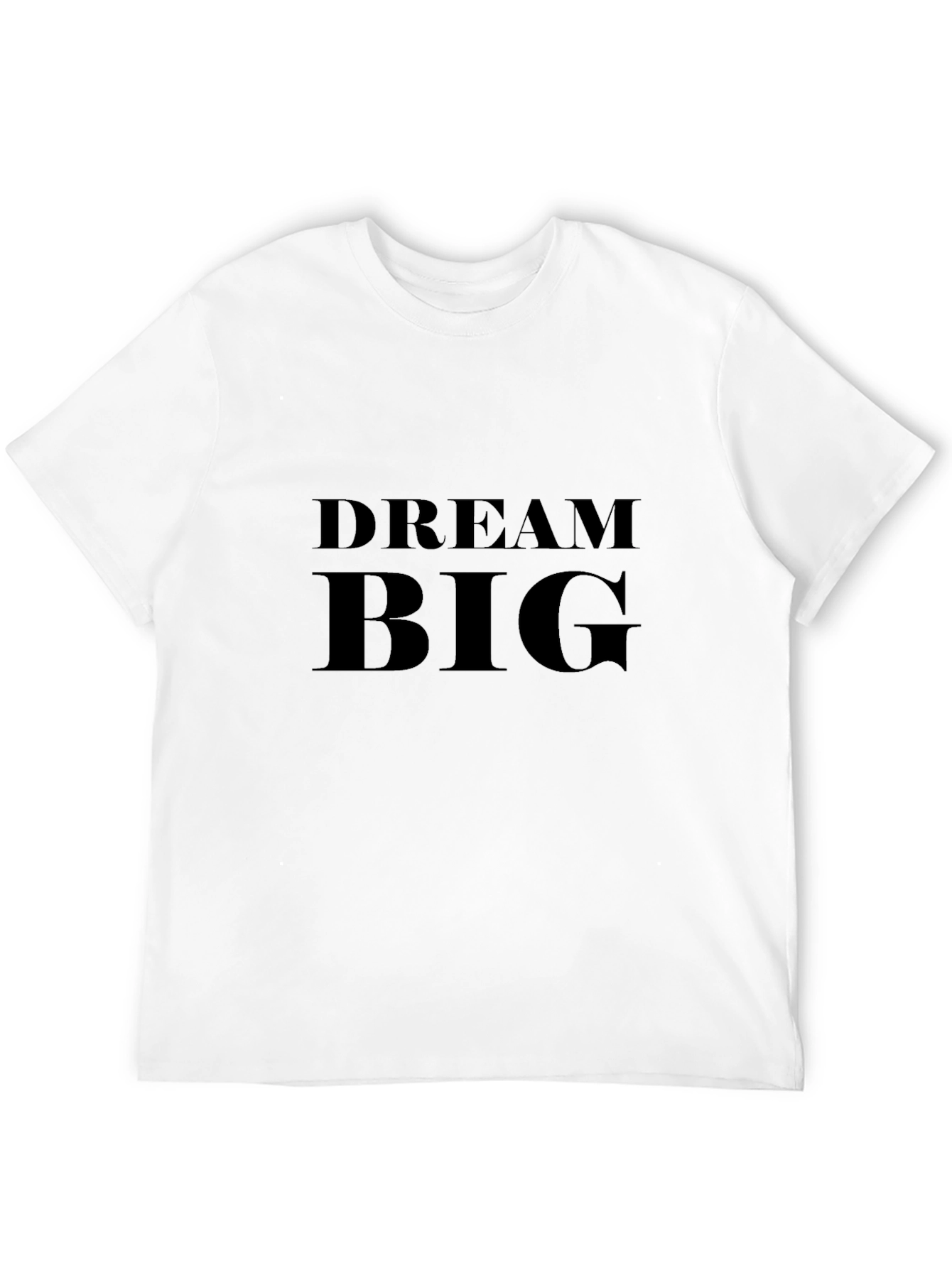 Dream Big Black T-Shirt - Motivational Tee