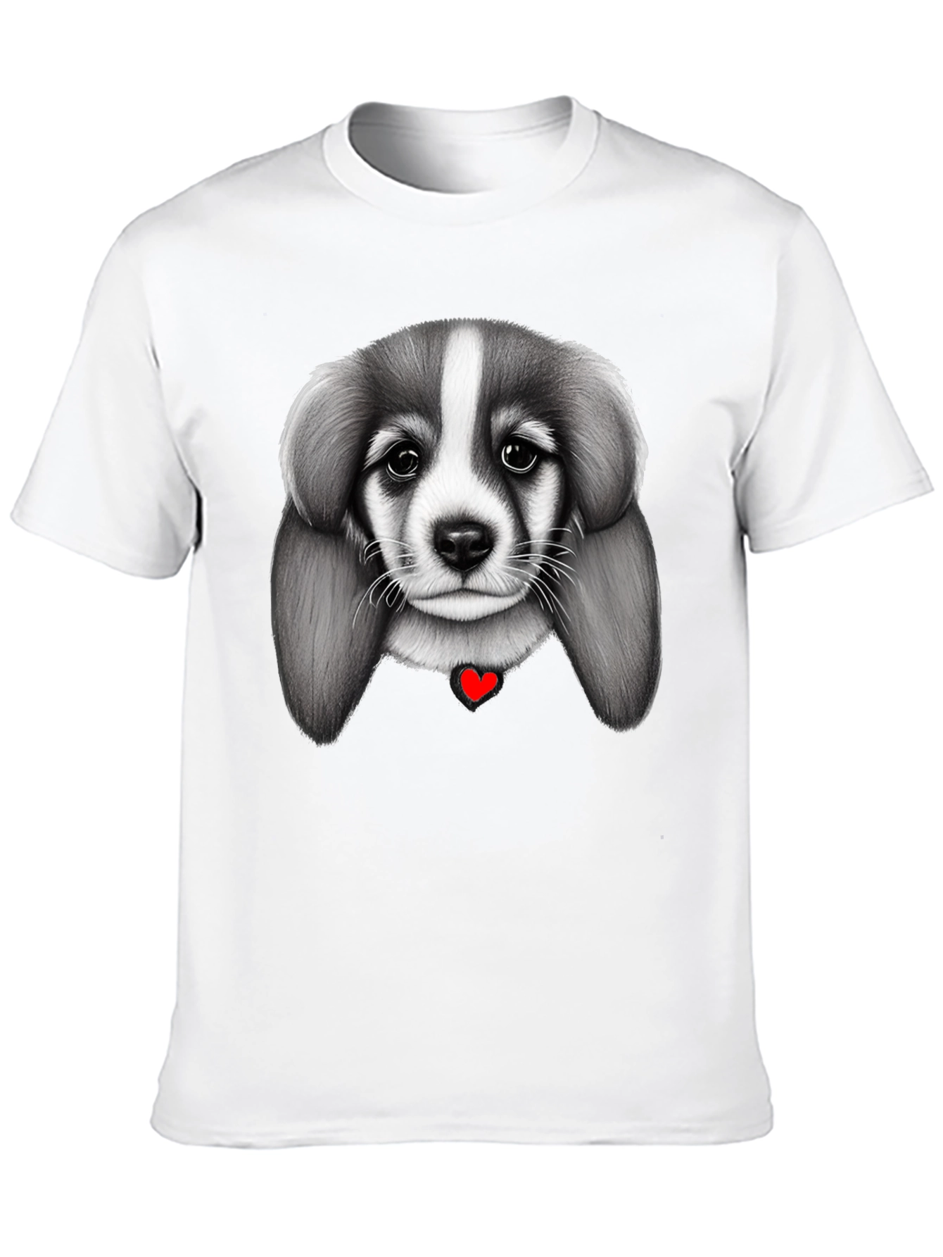 Puppy Love Black T-Shirt