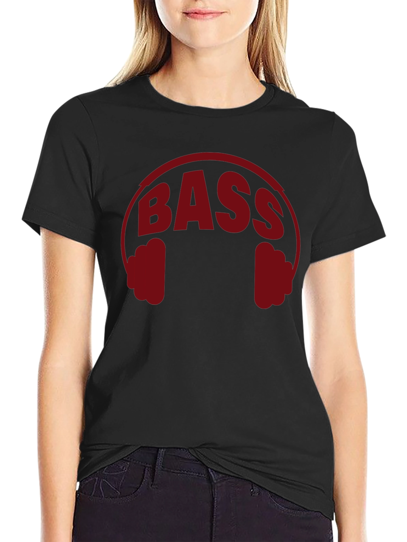 Bass Headphones Graphic T-Shirt - Music Lover Tee