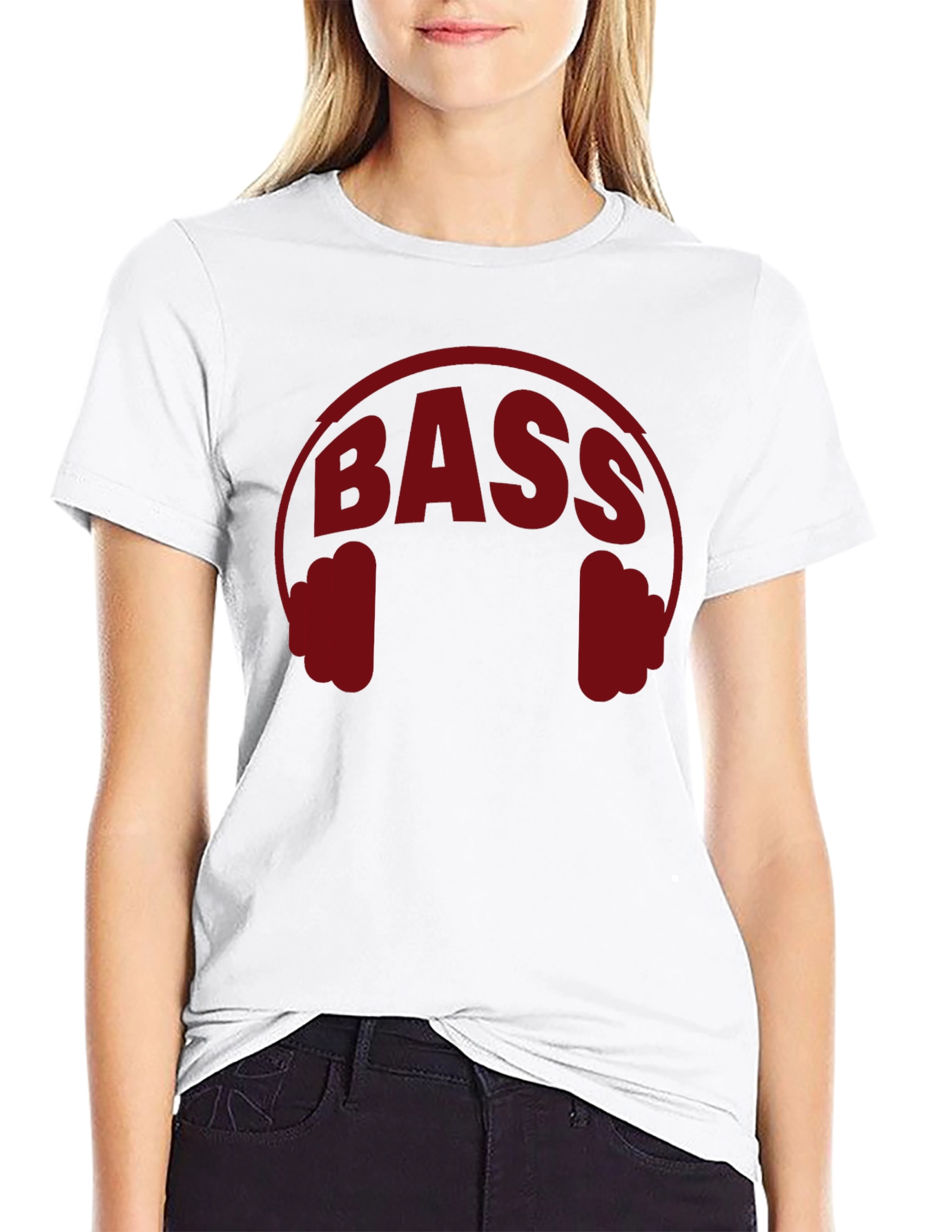 Bass Headphones Graphic T-Shirt - Music Lover Tee