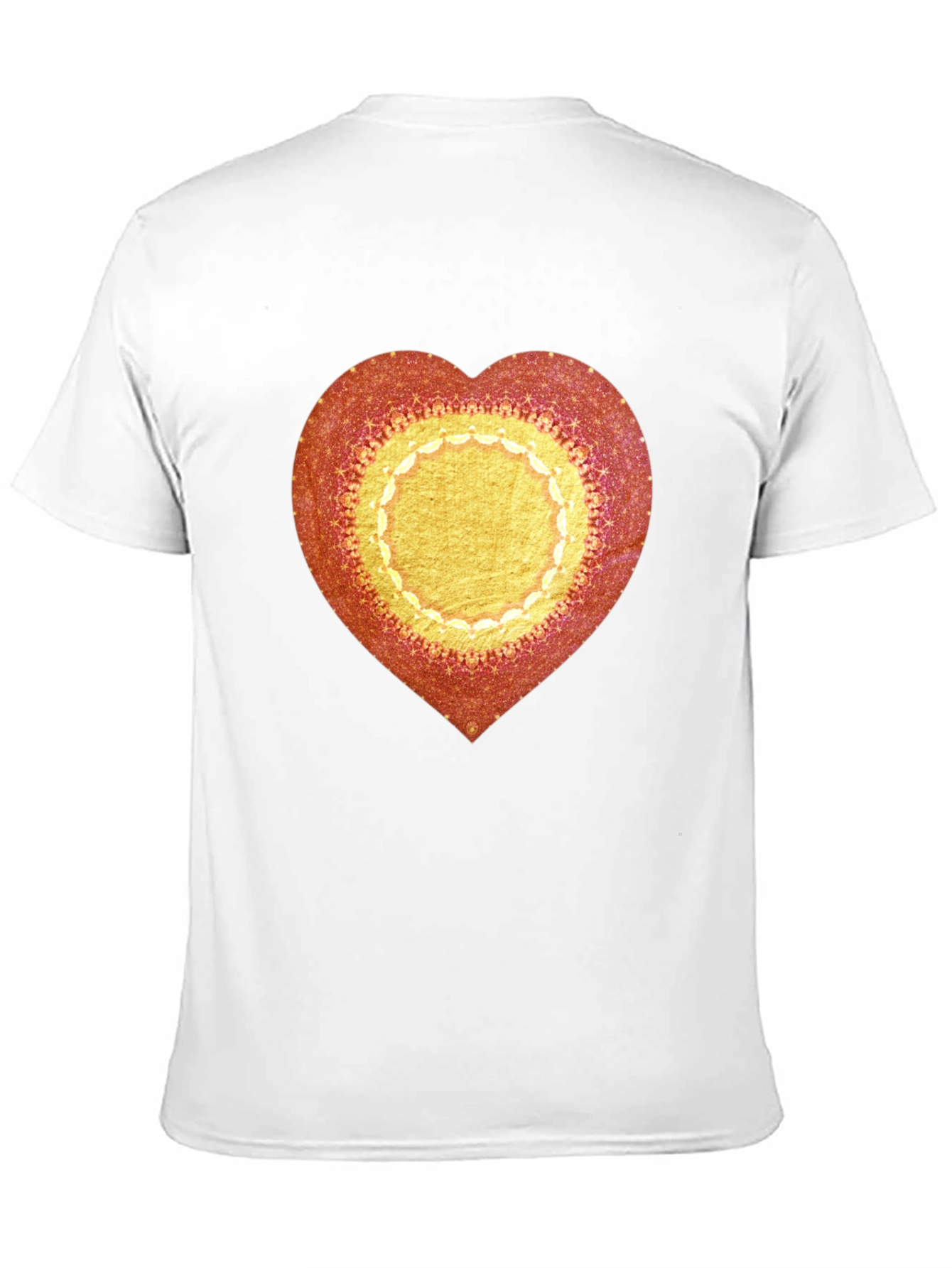 Heart Mandala Graphic Tee - Stylish Casual Wear