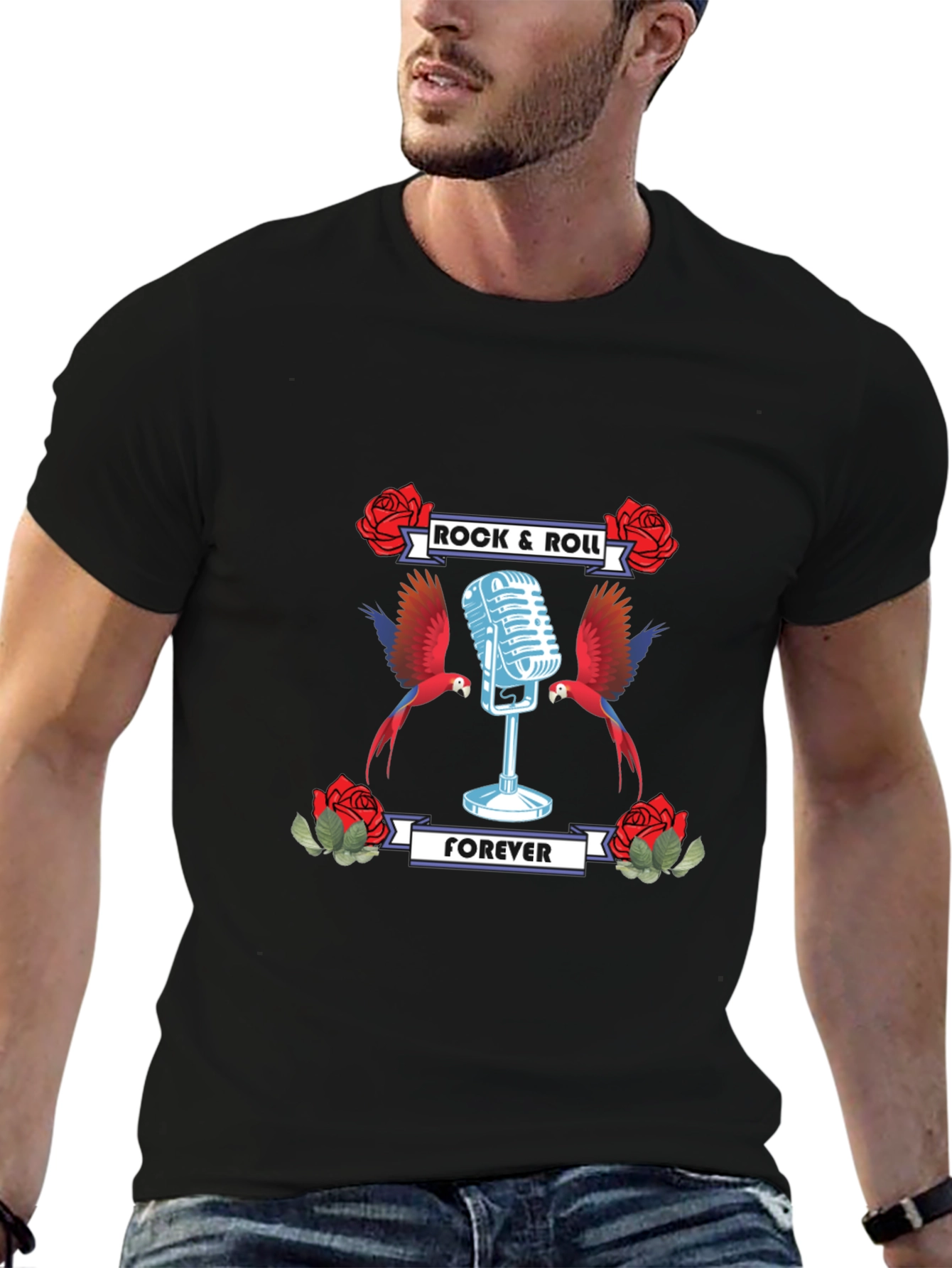 Rock & Roll Forever Graphic T-Shirt