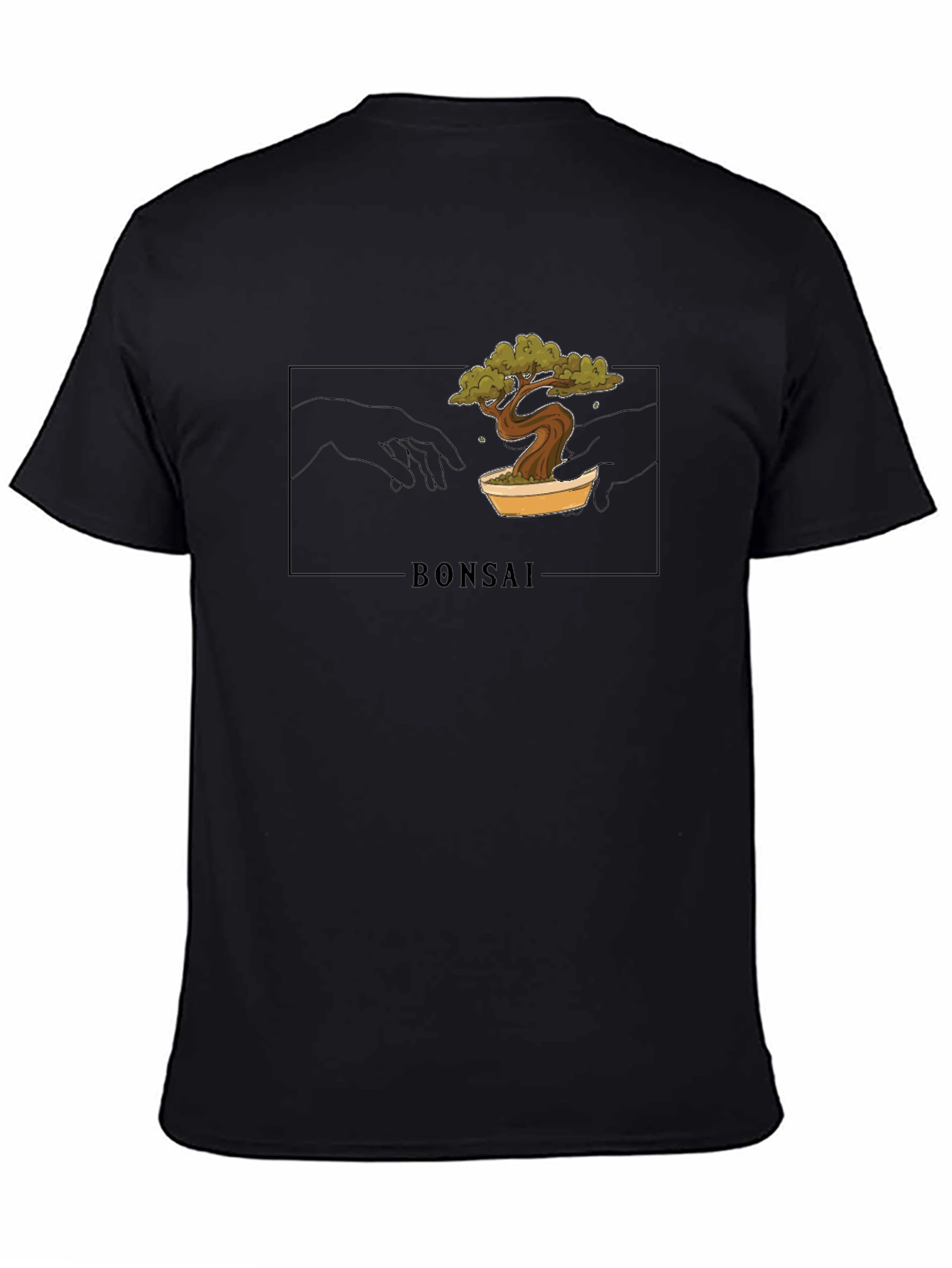 Bonsai Creation Graphic Tee - Black Unisex T-Shirt