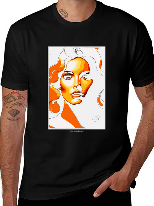 Abstract Woman Graphic Tee - Free From Desire