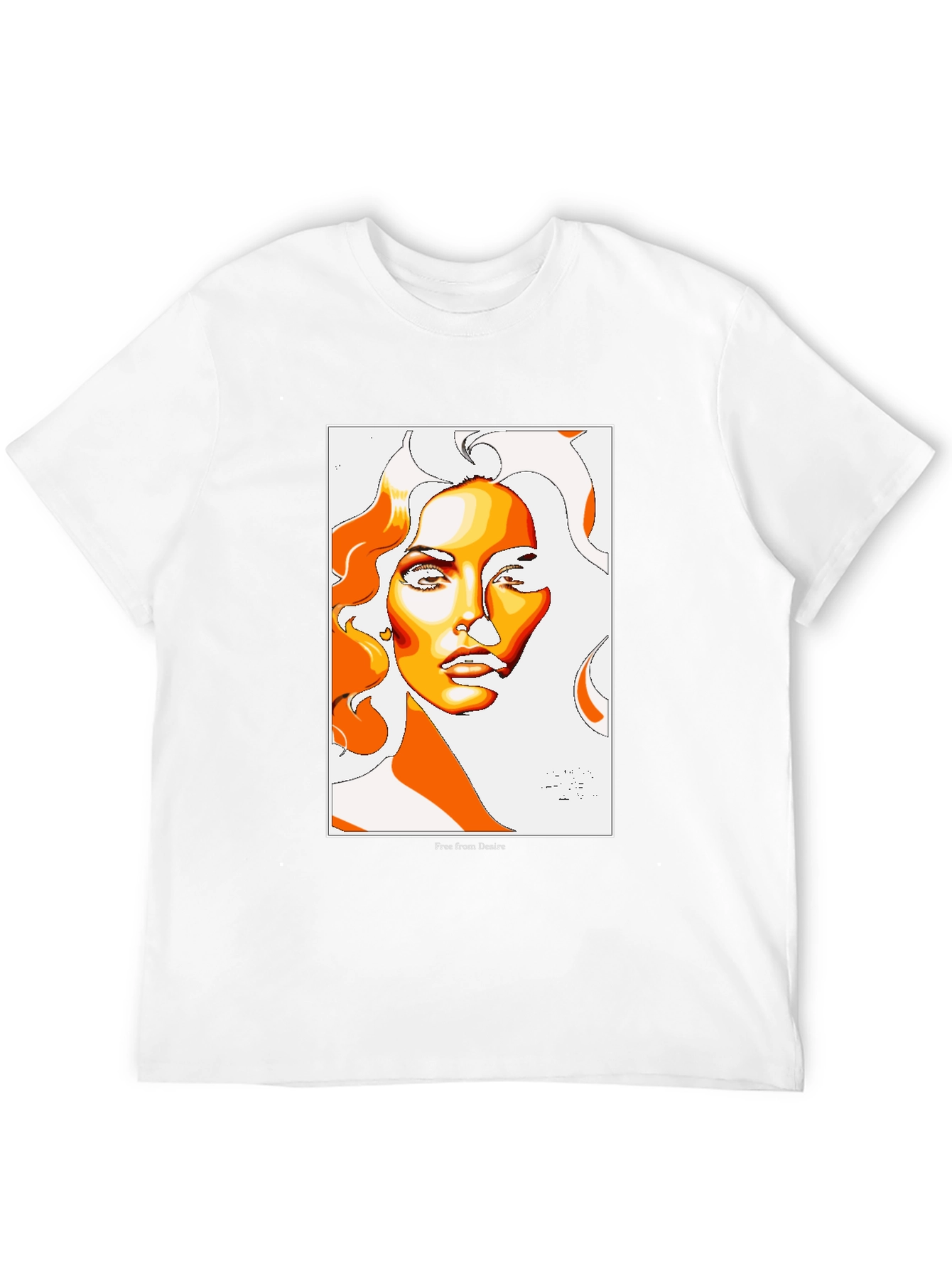 Abstract Woman Graphic Tee - Free From Desire