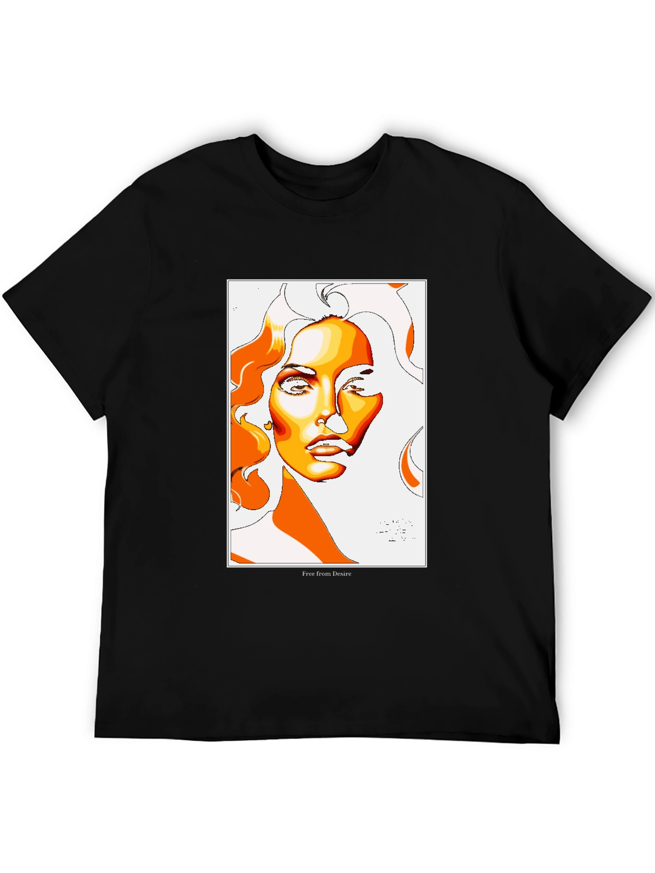 Abstract Woman Graphic Tee - Free From Desire