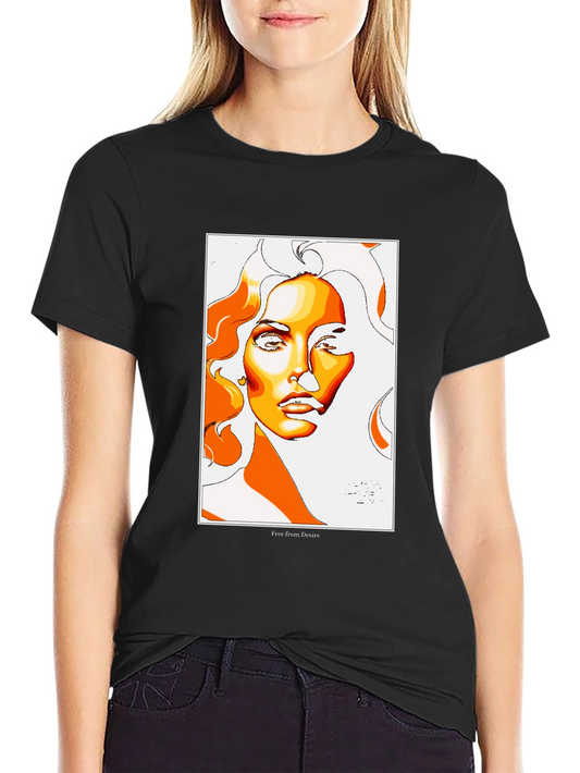 Abstract Woman Graphic Tee - Free From Desire