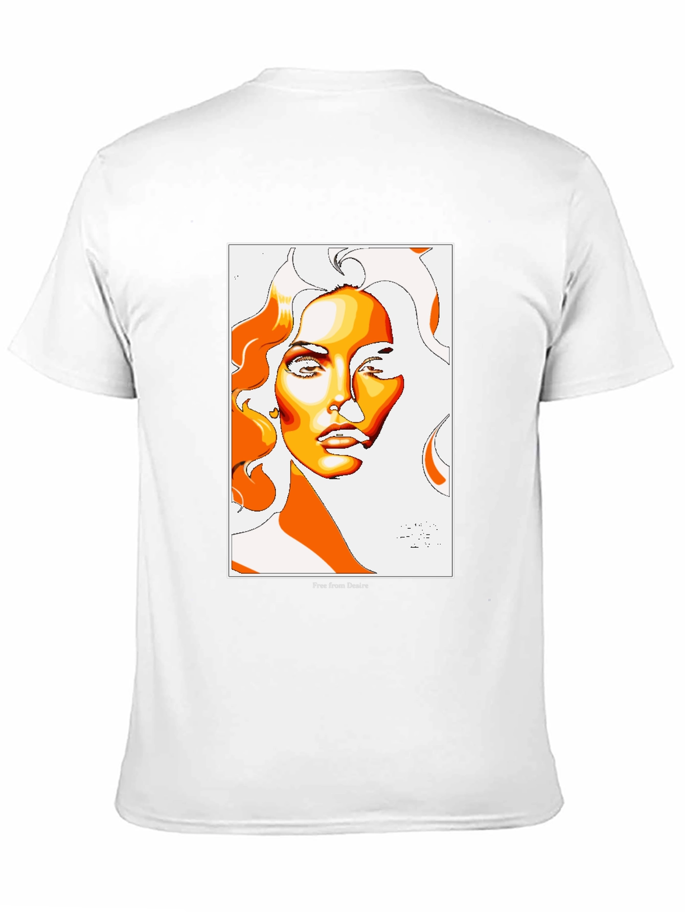 Abstract Woman Graphic Tee - Free From Desire