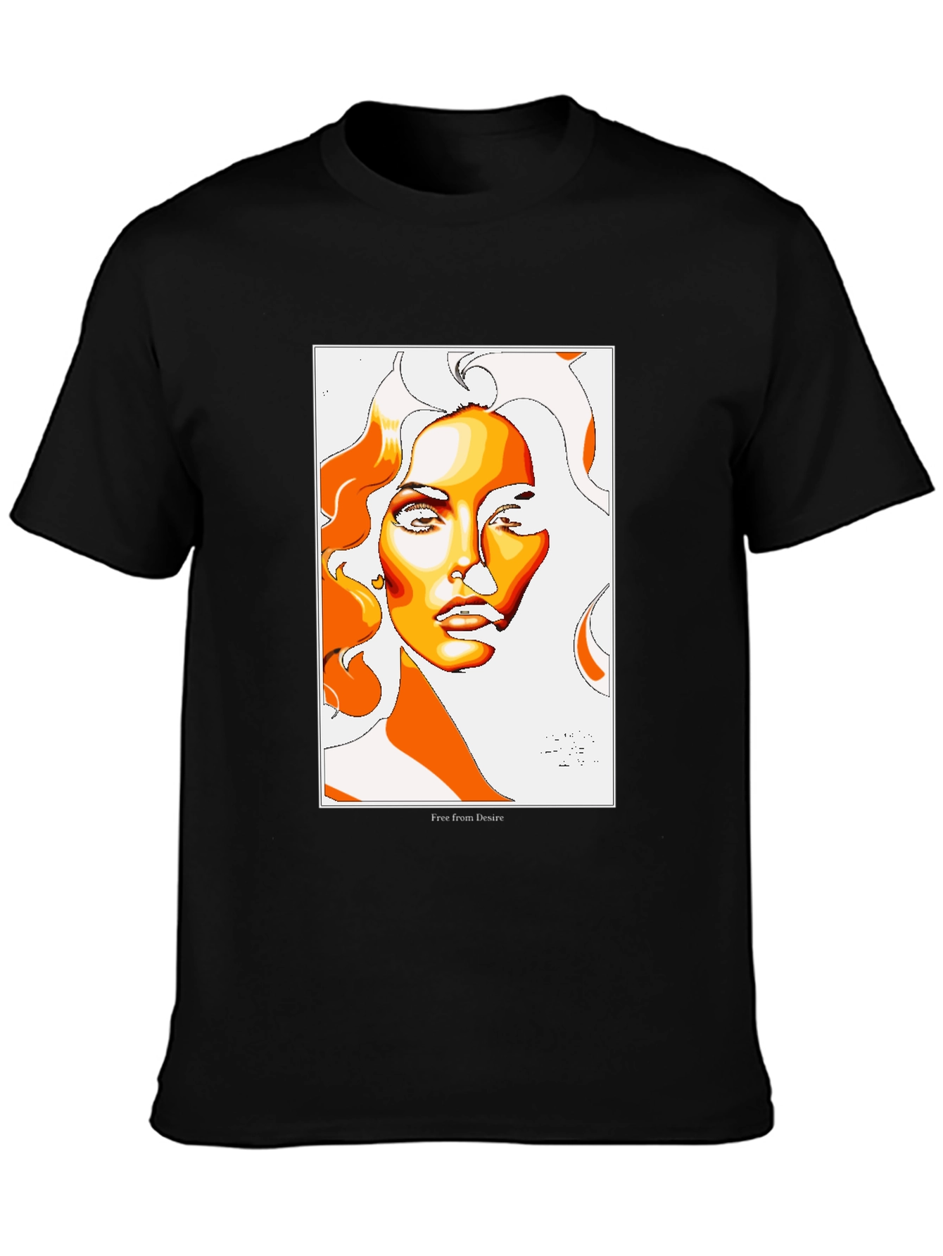Abstract Woman Graphic Tee - Free From Desire