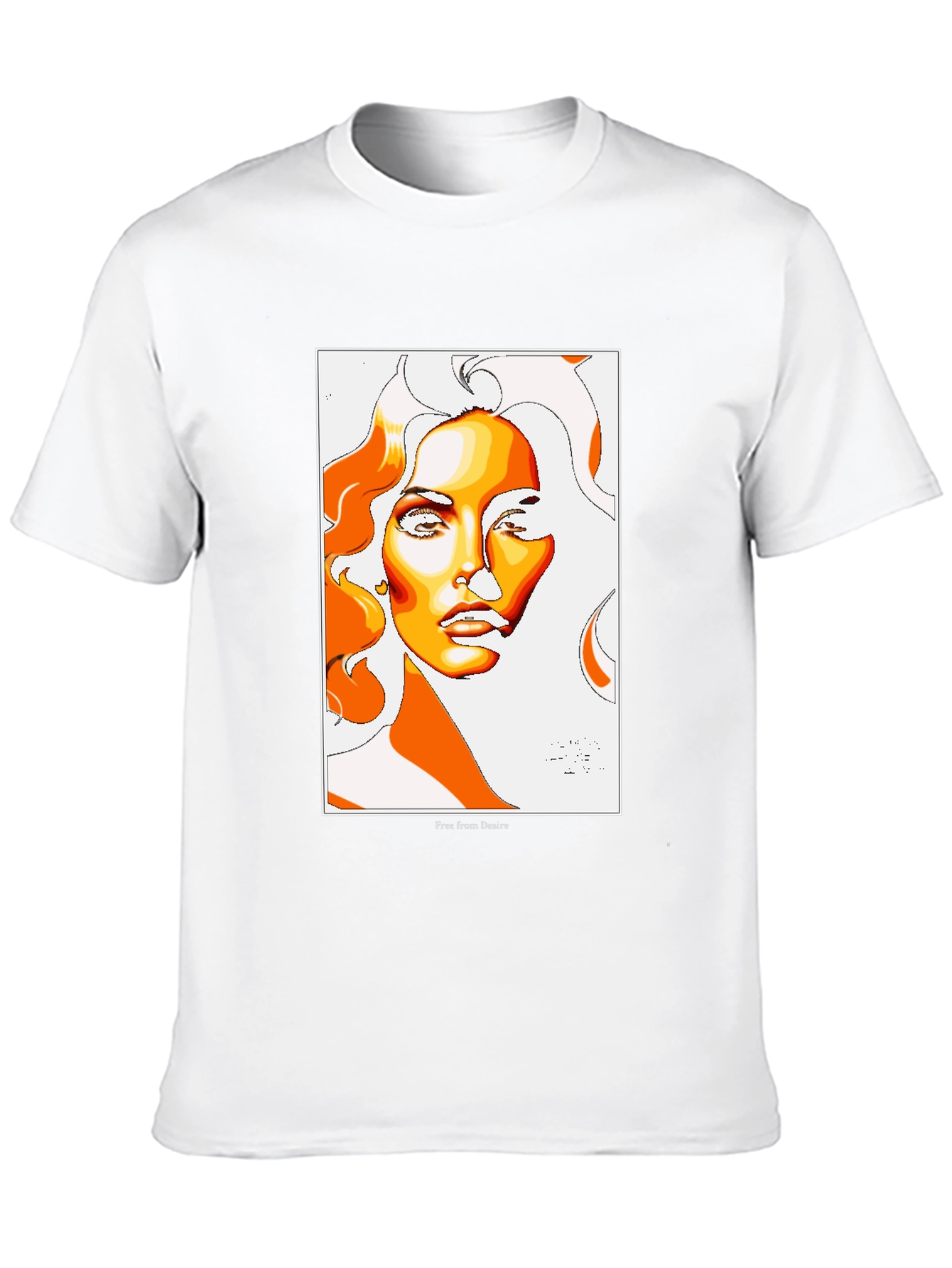 Abstract Woman Graphic Tee - Free From Desire