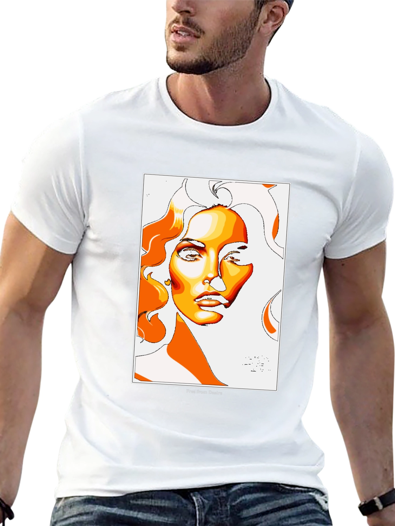 Abstract Woman Graphic Tee - Free From Desire