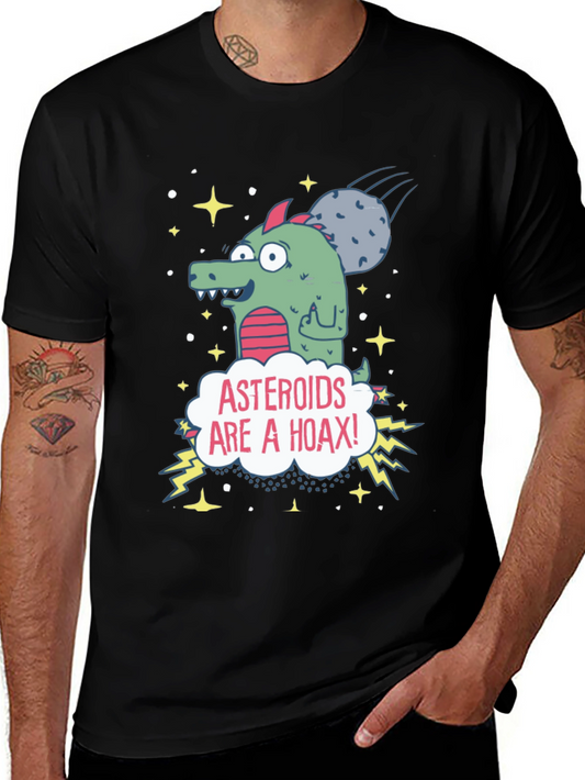 Asteroids are a Hoax Graphic Tee - Conspiracy T-Shirt