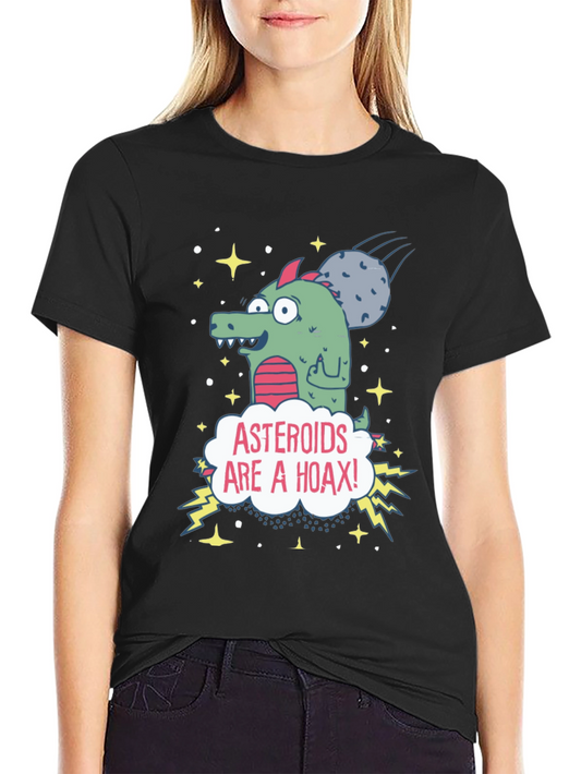 Asteroids are a Hoax Graphic Tee - Conspiracy T-Shirt