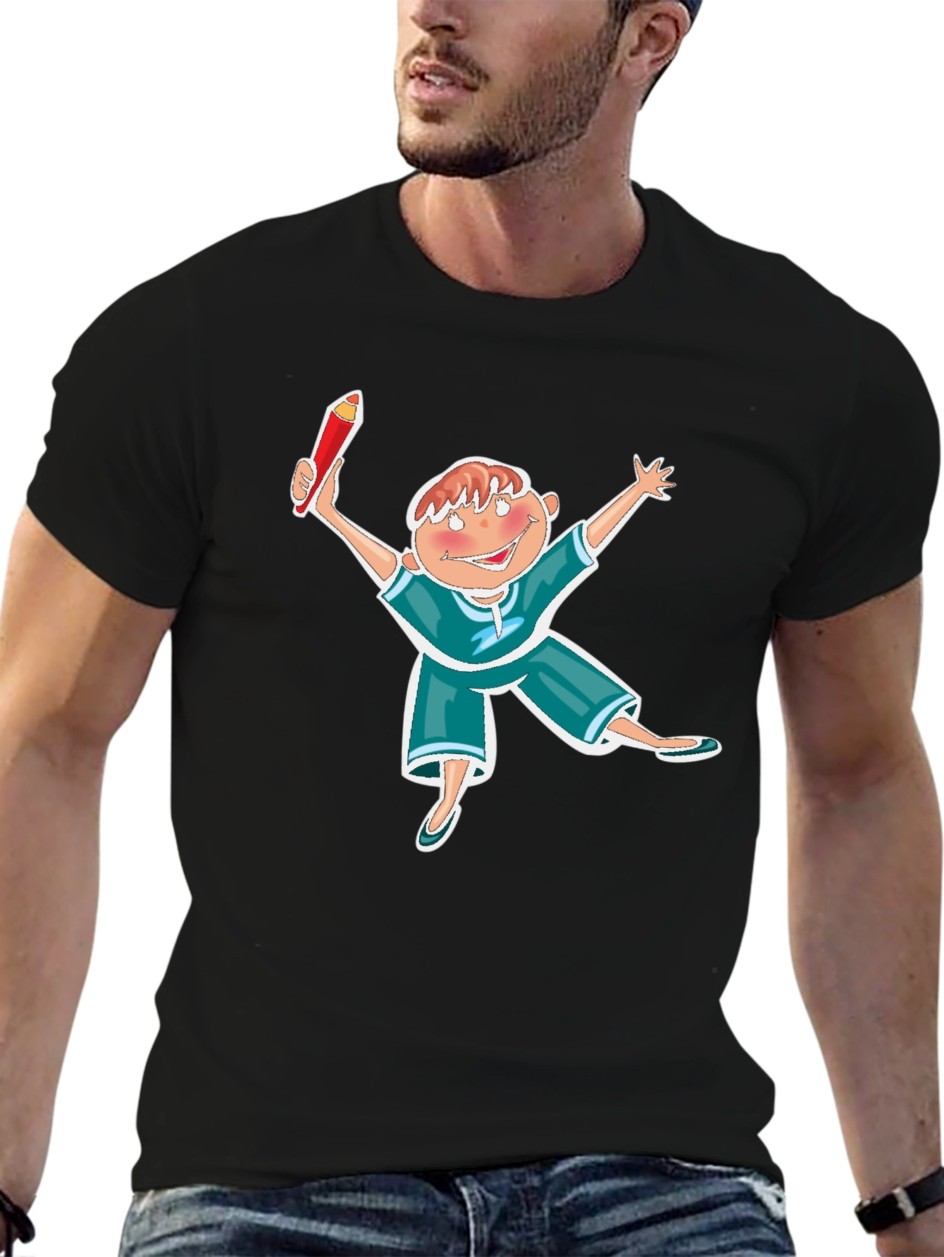 Fun Cartoon Boy T-Shirt