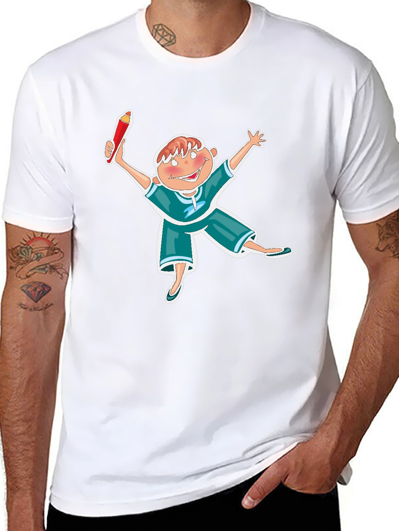 Fun Cartoon Boy T-Shirt