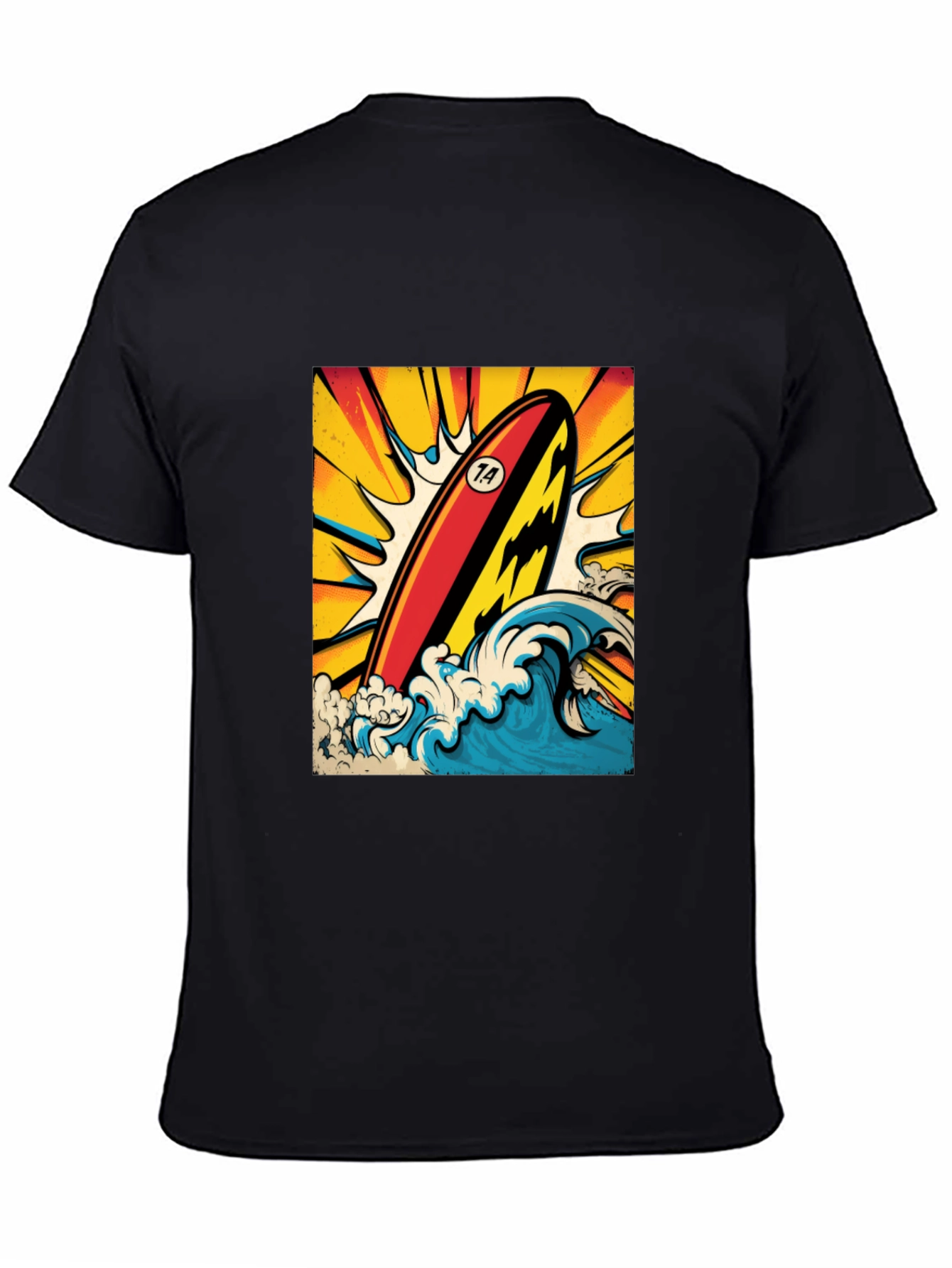 Surfboard Graphic Tee - Ride the Wave in Style!