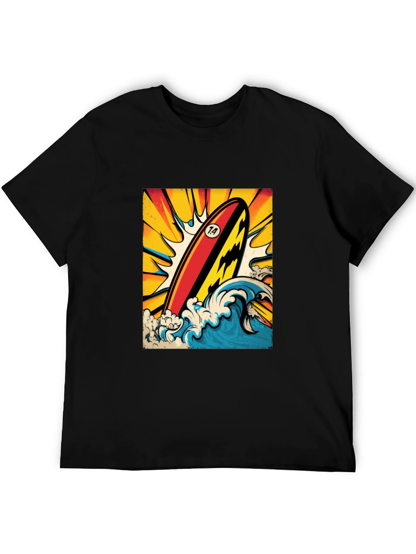 Surfboard Graphic Tee - Ride the Wave in Style!