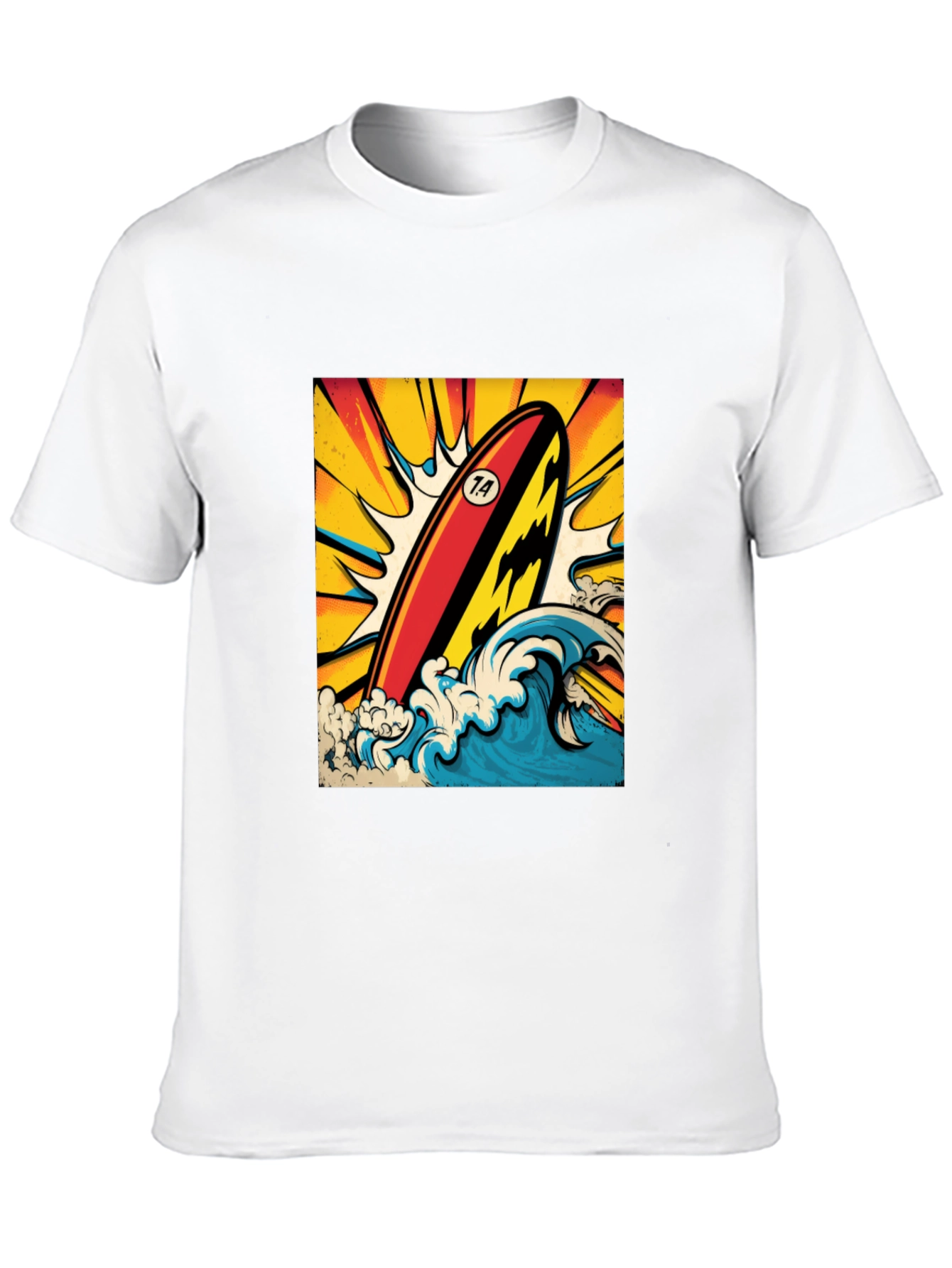 Surfboard Graphic Tee - Ride the Wave in Style!