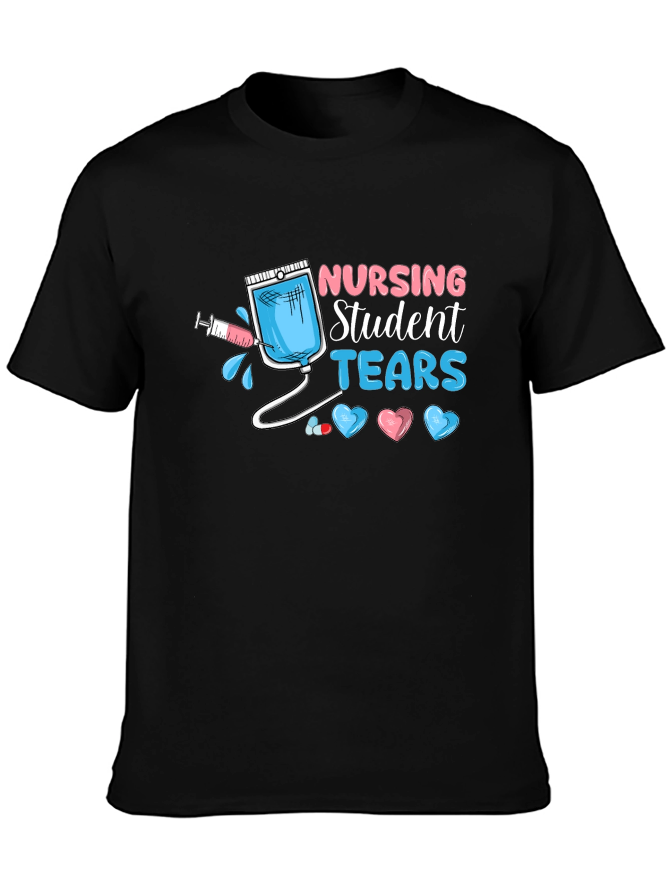 Nursing Student Tears Graphic T-Shirt