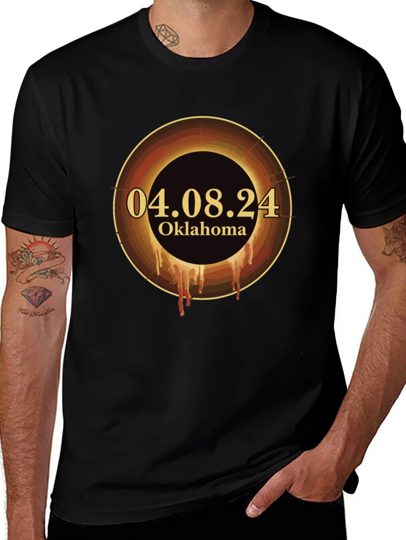 Oklahoma Solar Eclipse 2024 T-Shirt