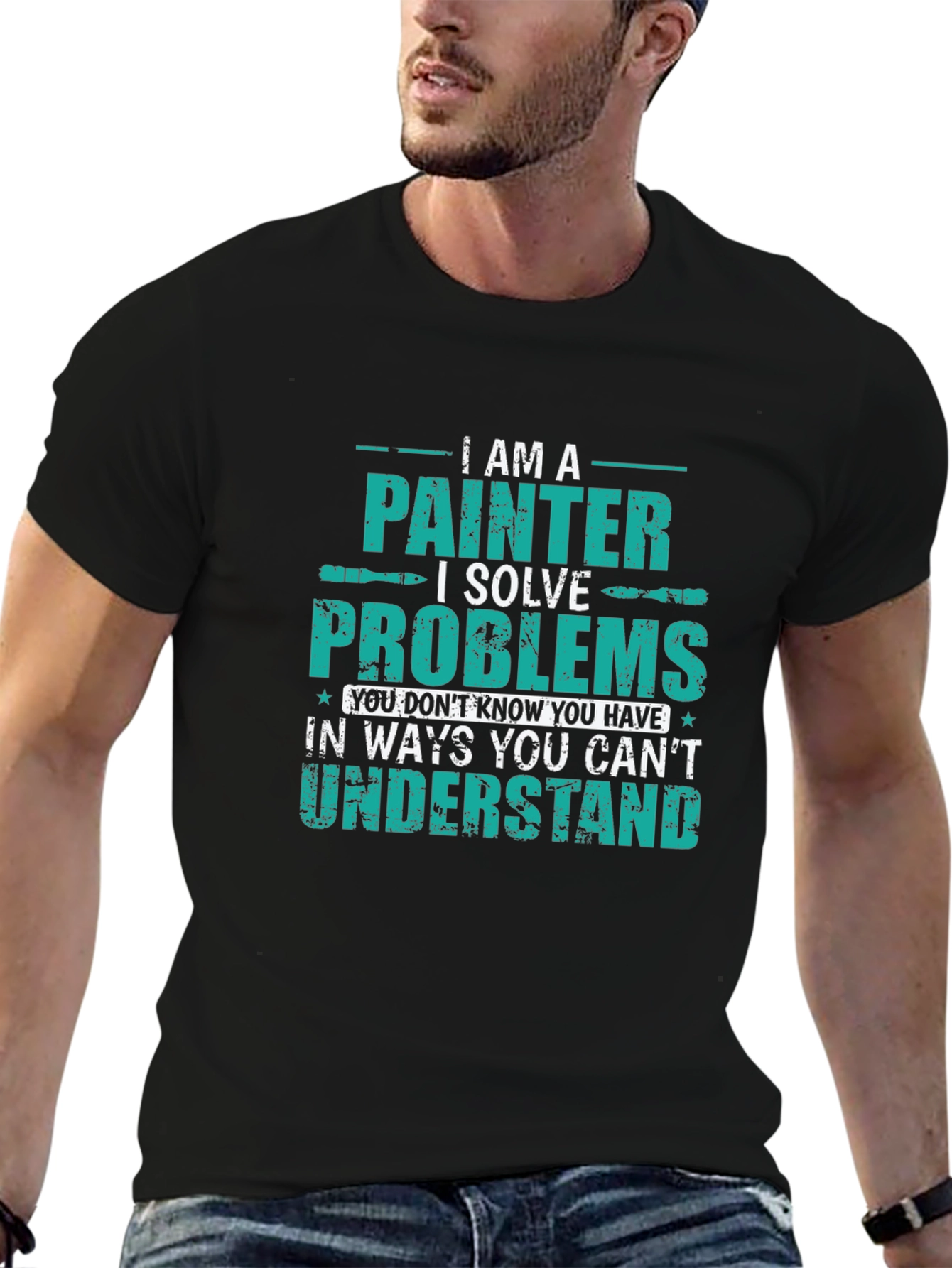 Painter Problem Solver Graphic T-Shirt
