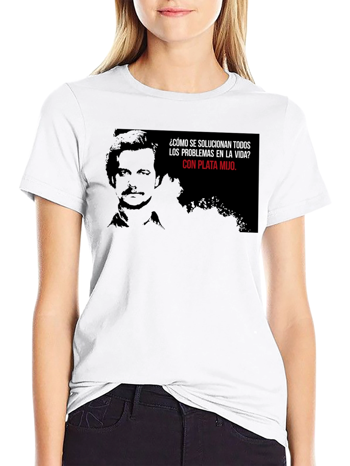 Pablo Escobar Plata Mijo T-Shirt - Black Cotton Blend