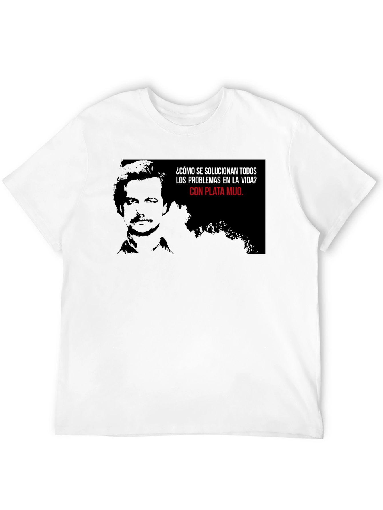 Pablo Escobar Plata Mijo T-Shirt - Black Cotton Blend