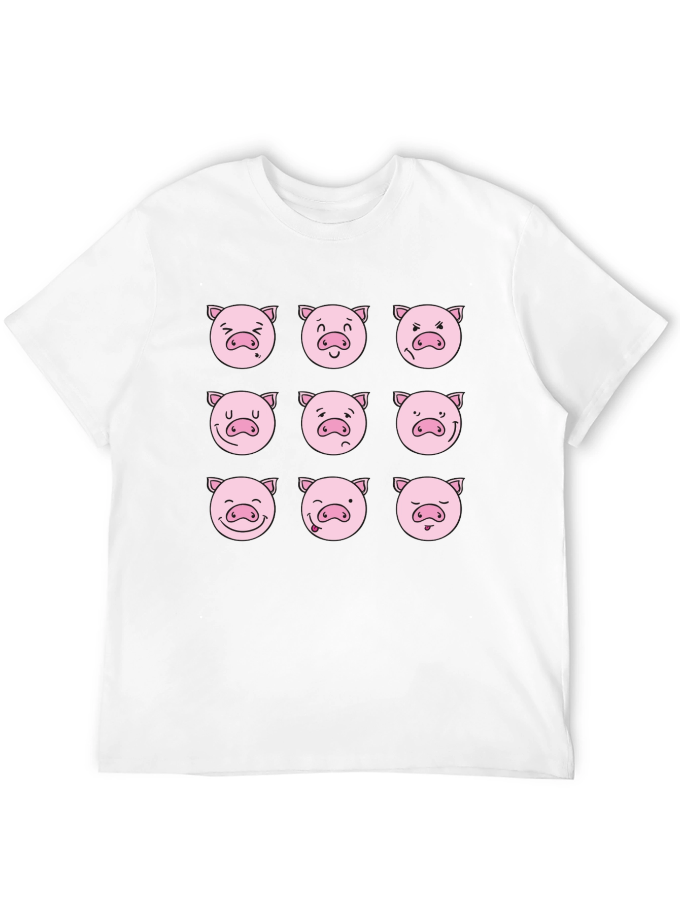 Pig Emoji Graphic Tee