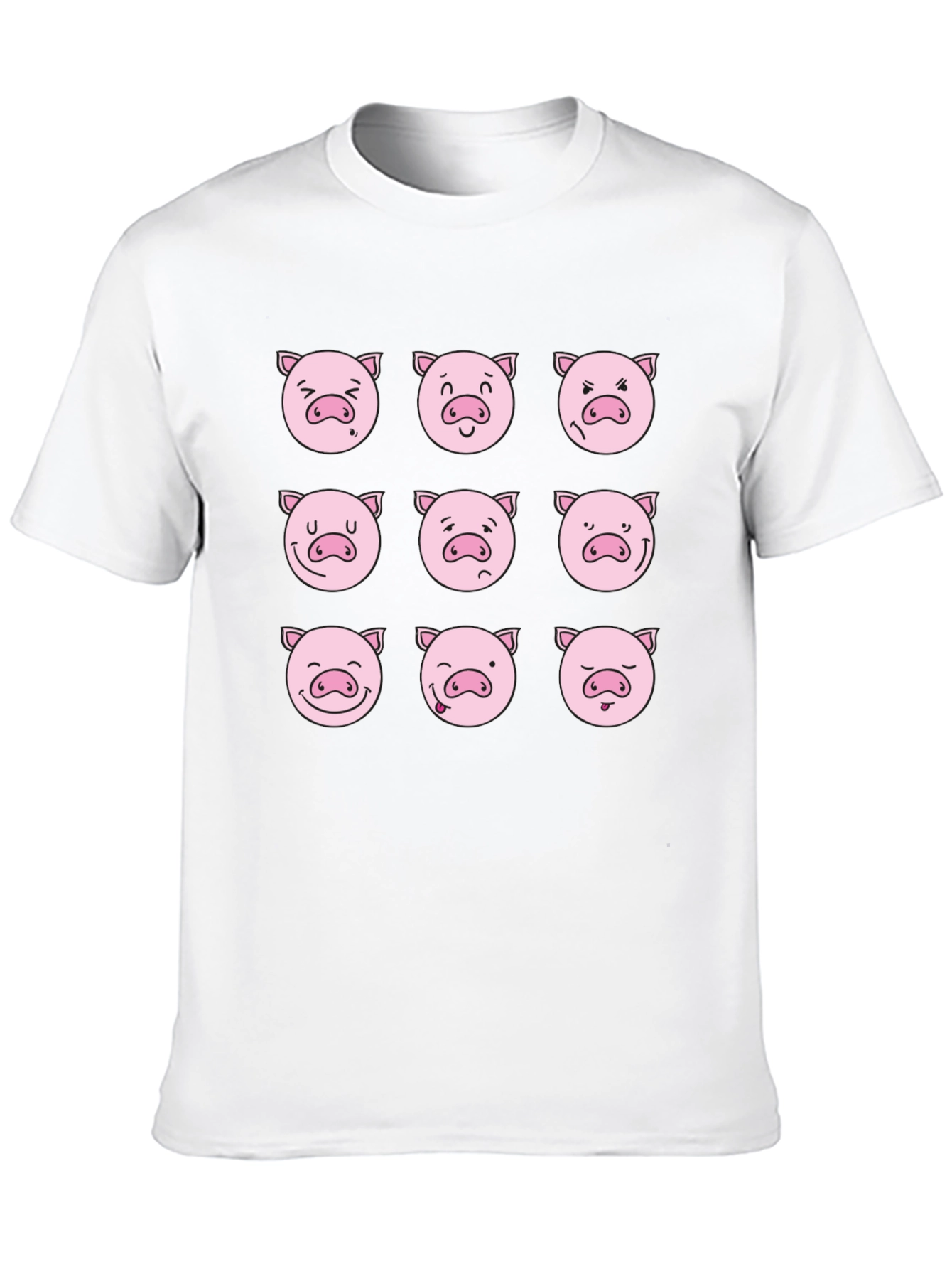 Pig Emoji Graphic Tee