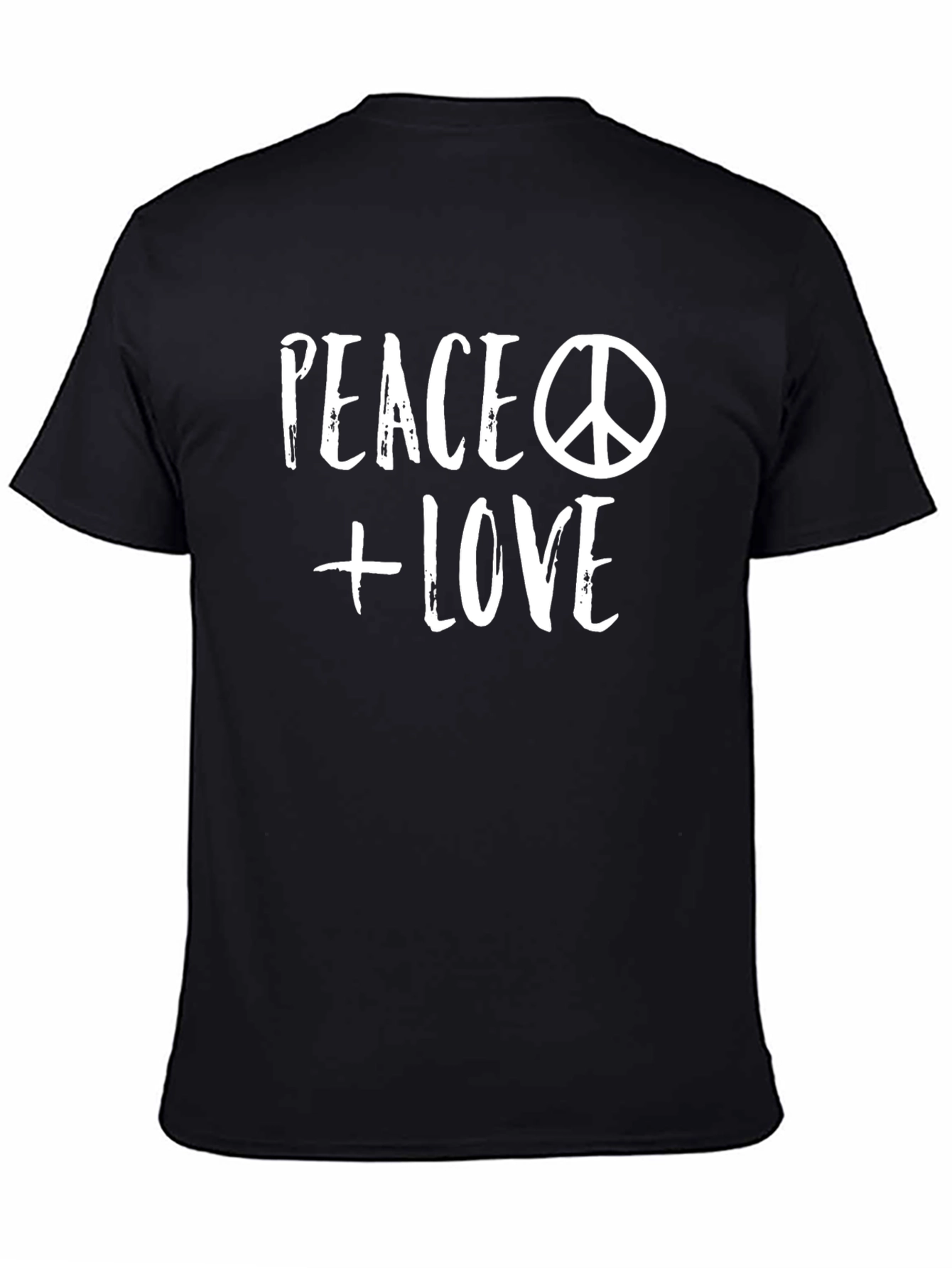 Peace + Love Graphic Tee - Black