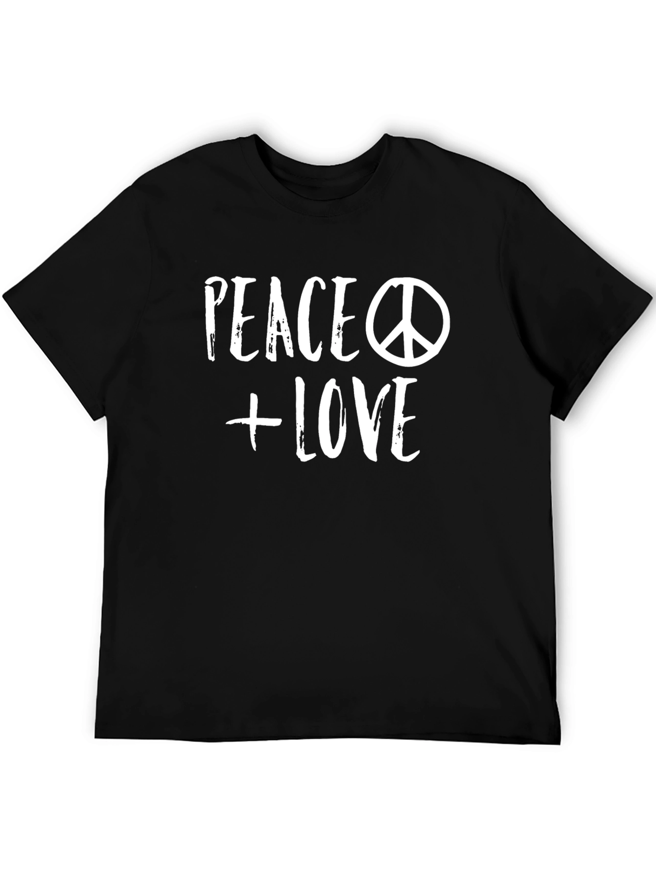 Peace + Love Graphic Tee - Black