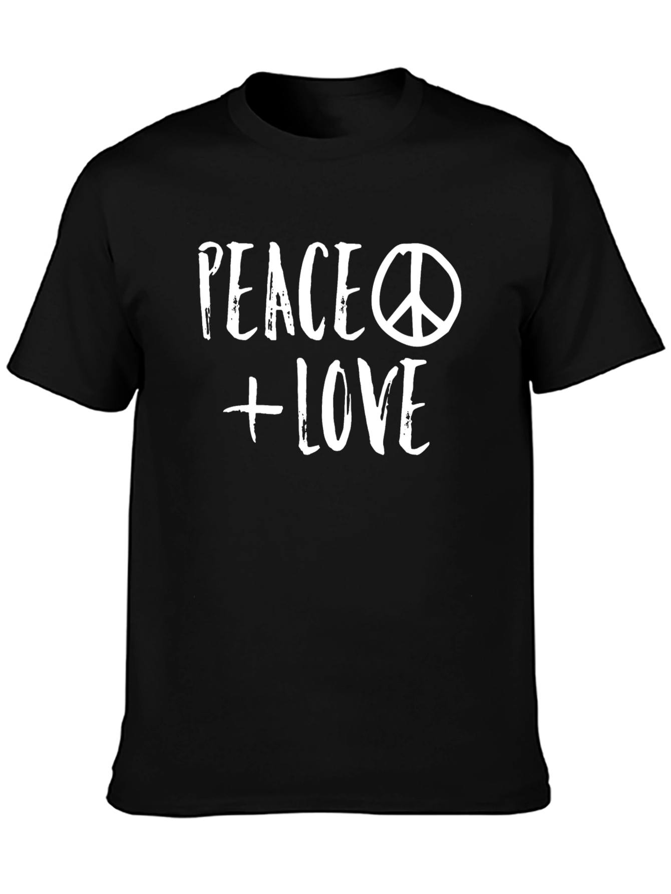 Peace + Love Graphic Tee - Black