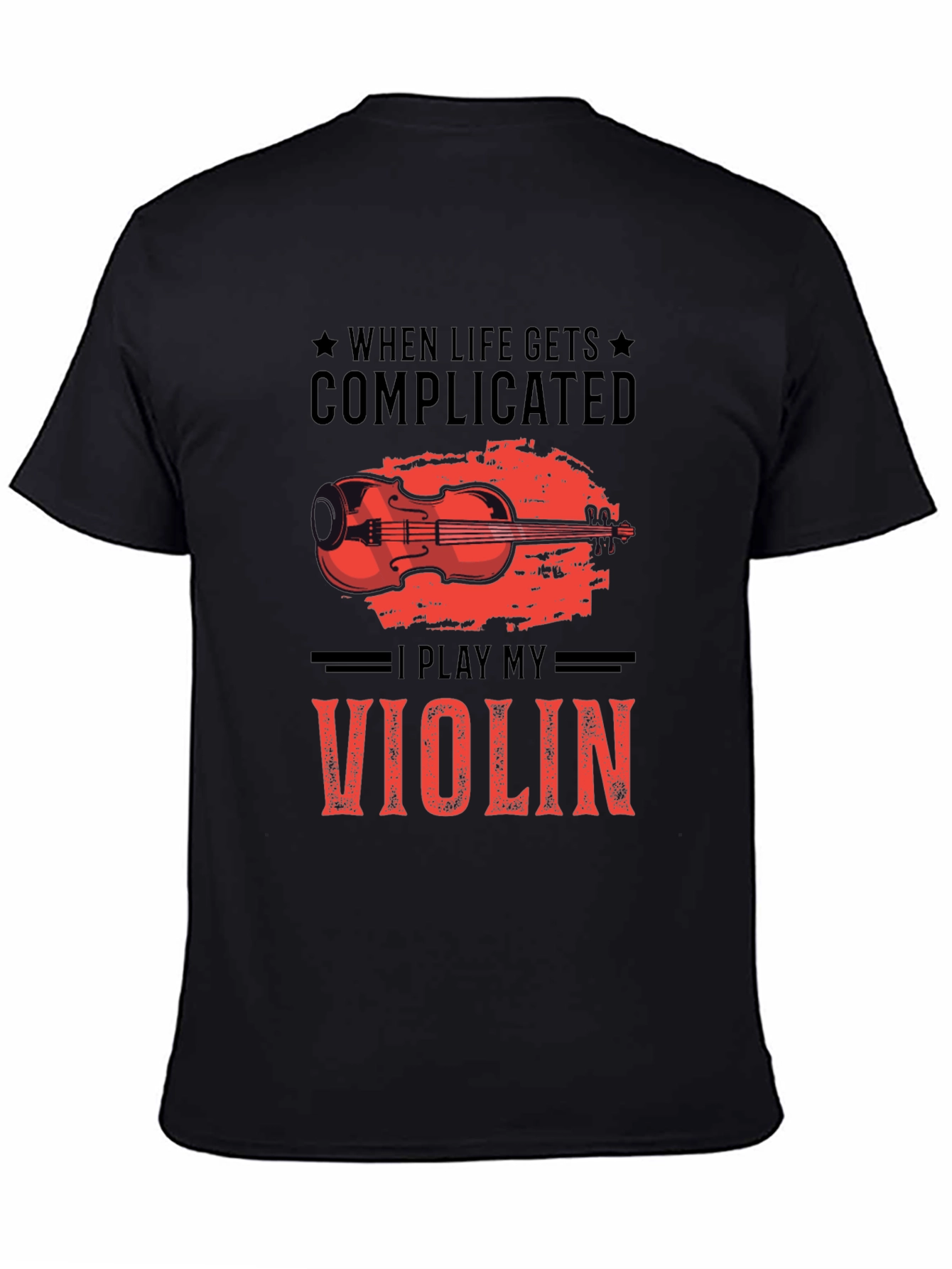 Complicated Life Violin T-Shirt