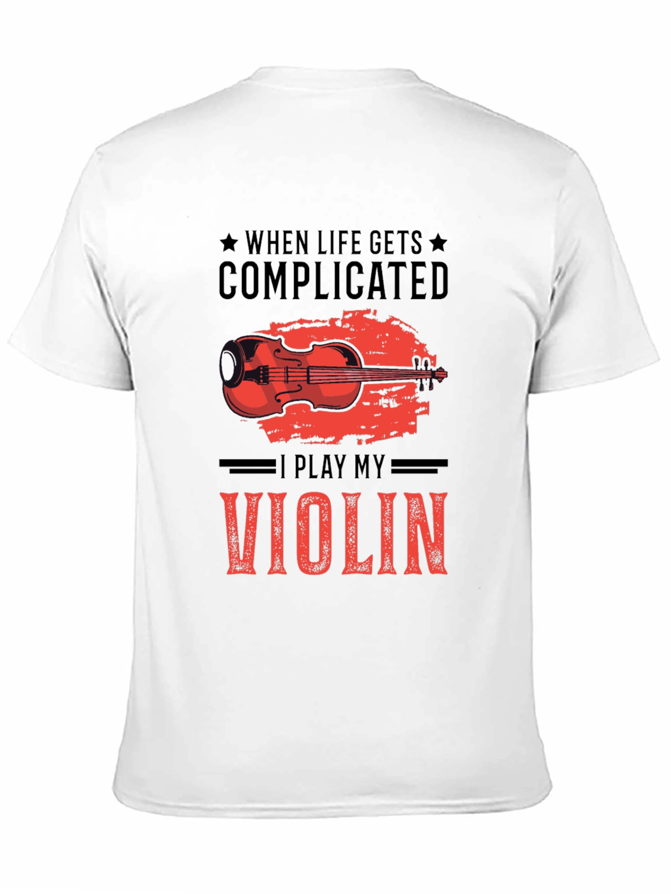 Complicated Life Violin T-Shirt