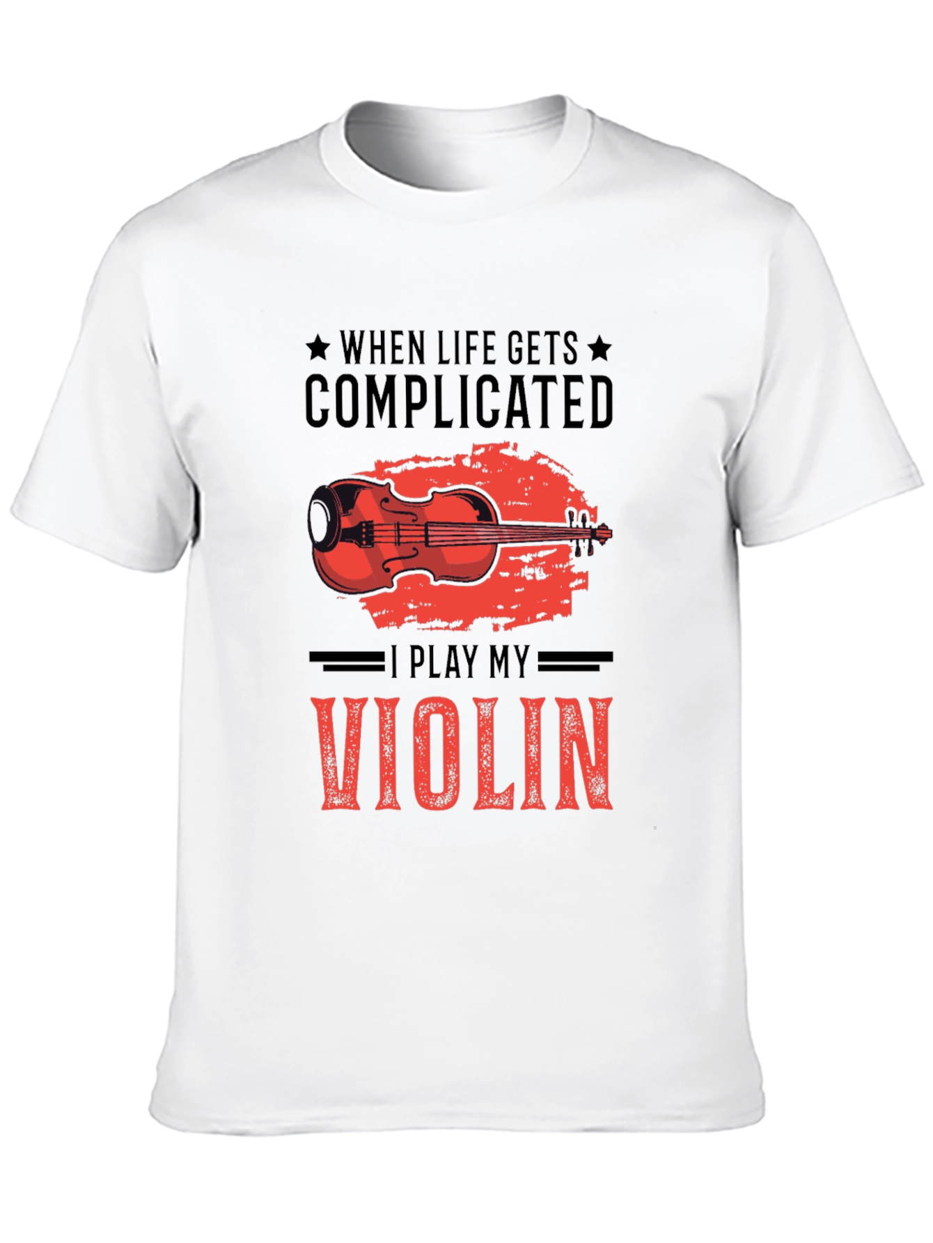 Complicated Life Violin T-Shirt