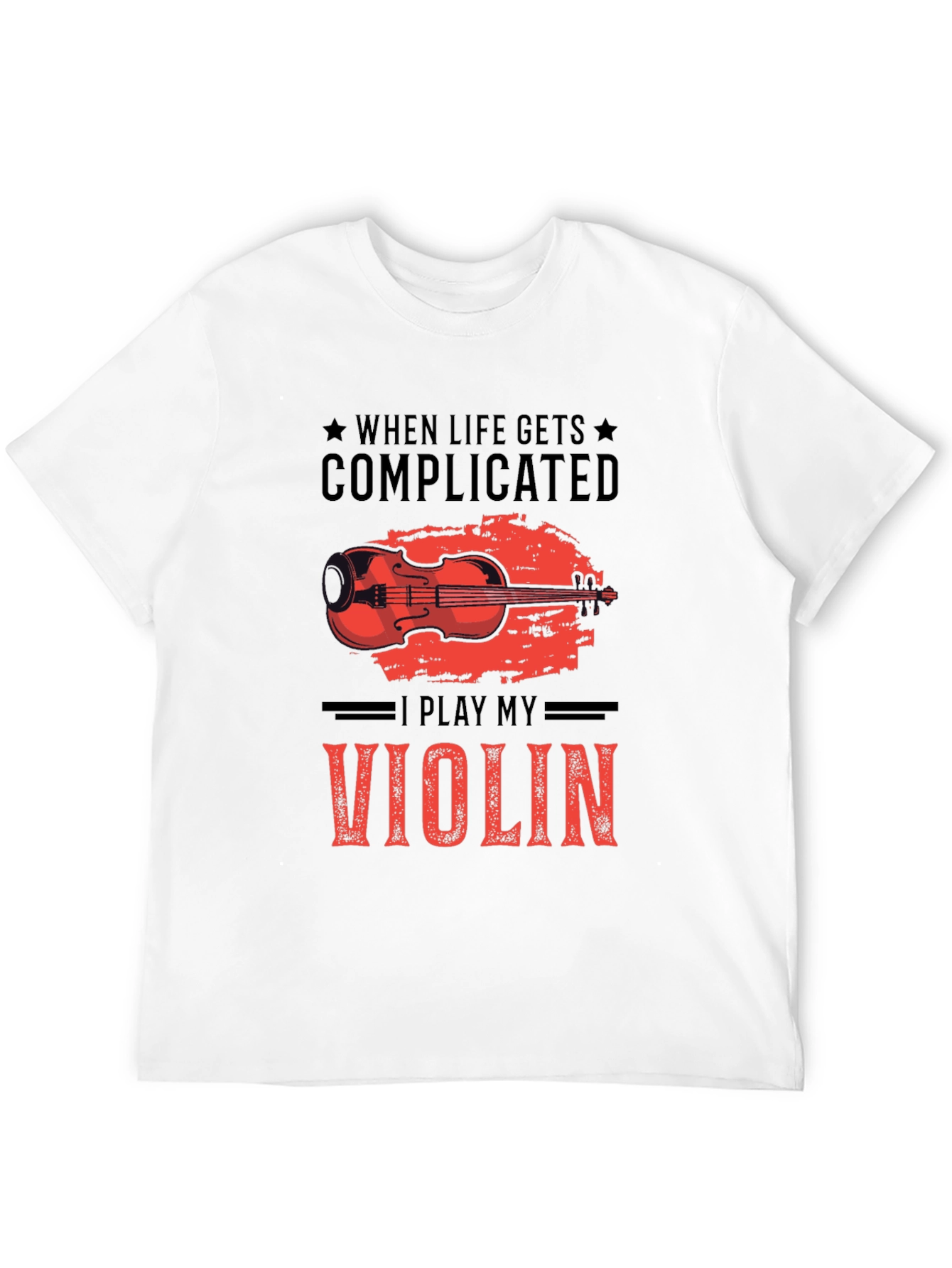 Complicated Life Violin T-Shirt