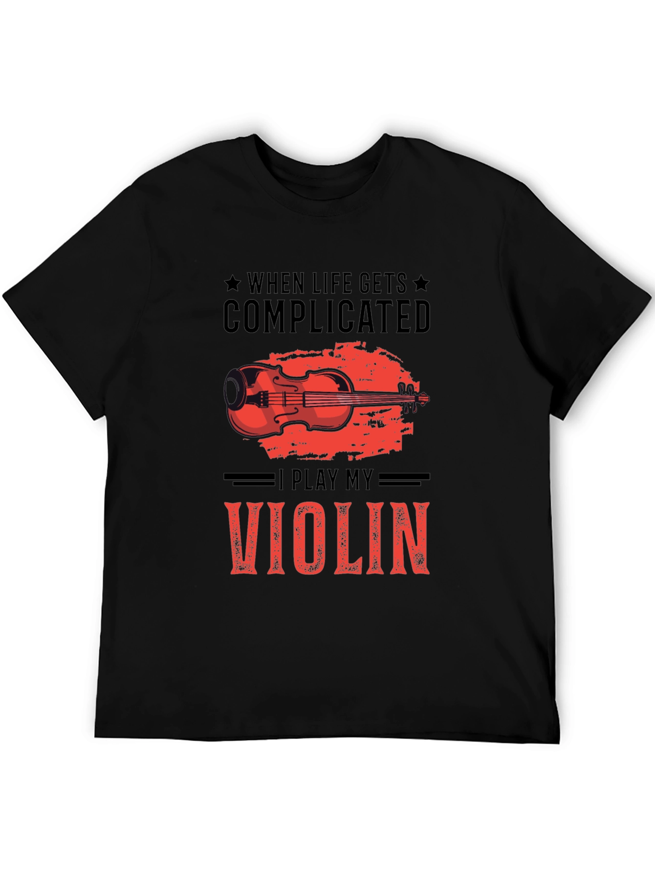 Complicated Life Violin T-Shirt