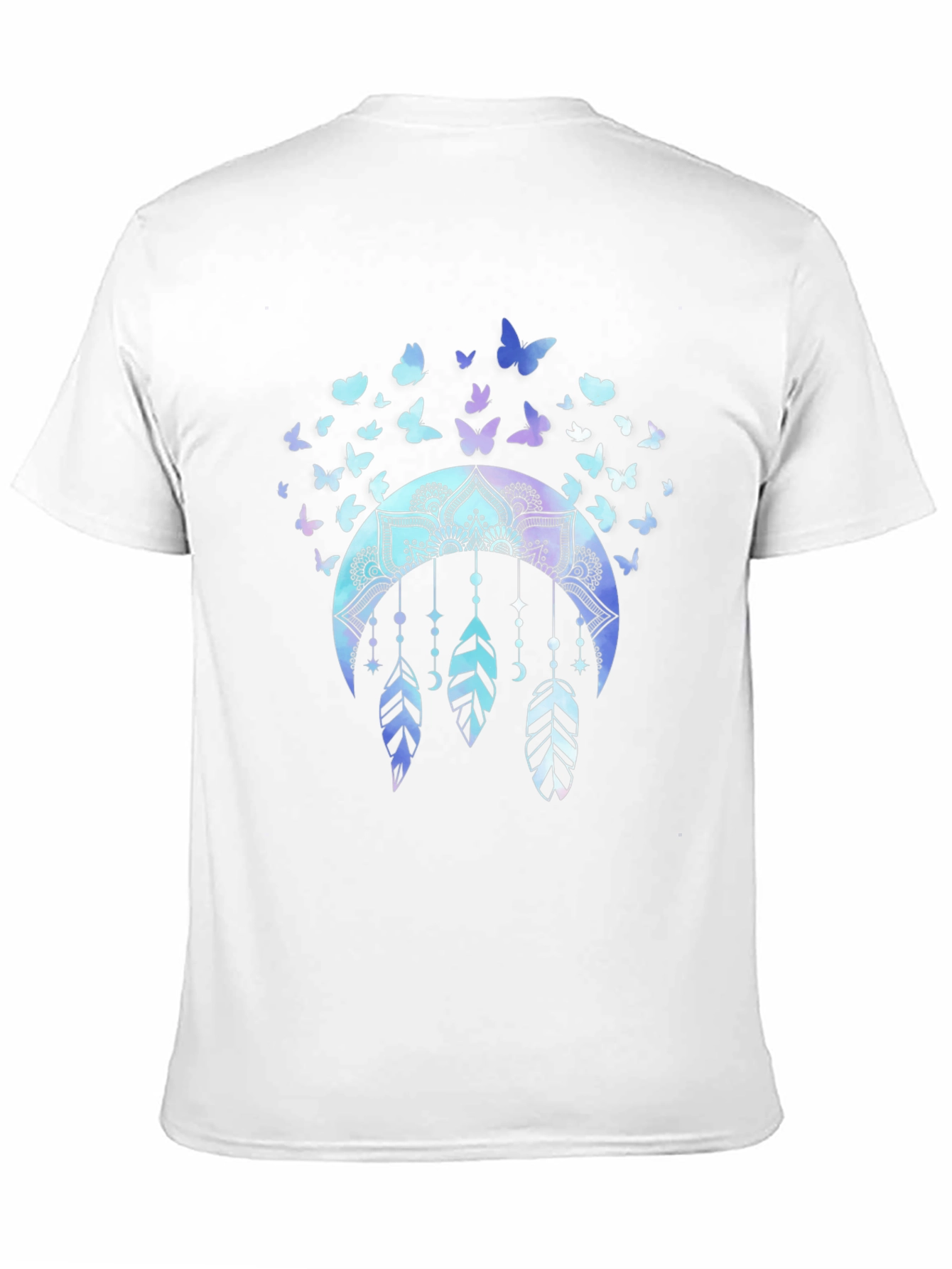Butterfly Dreamcatcher Graphic Tee - Black