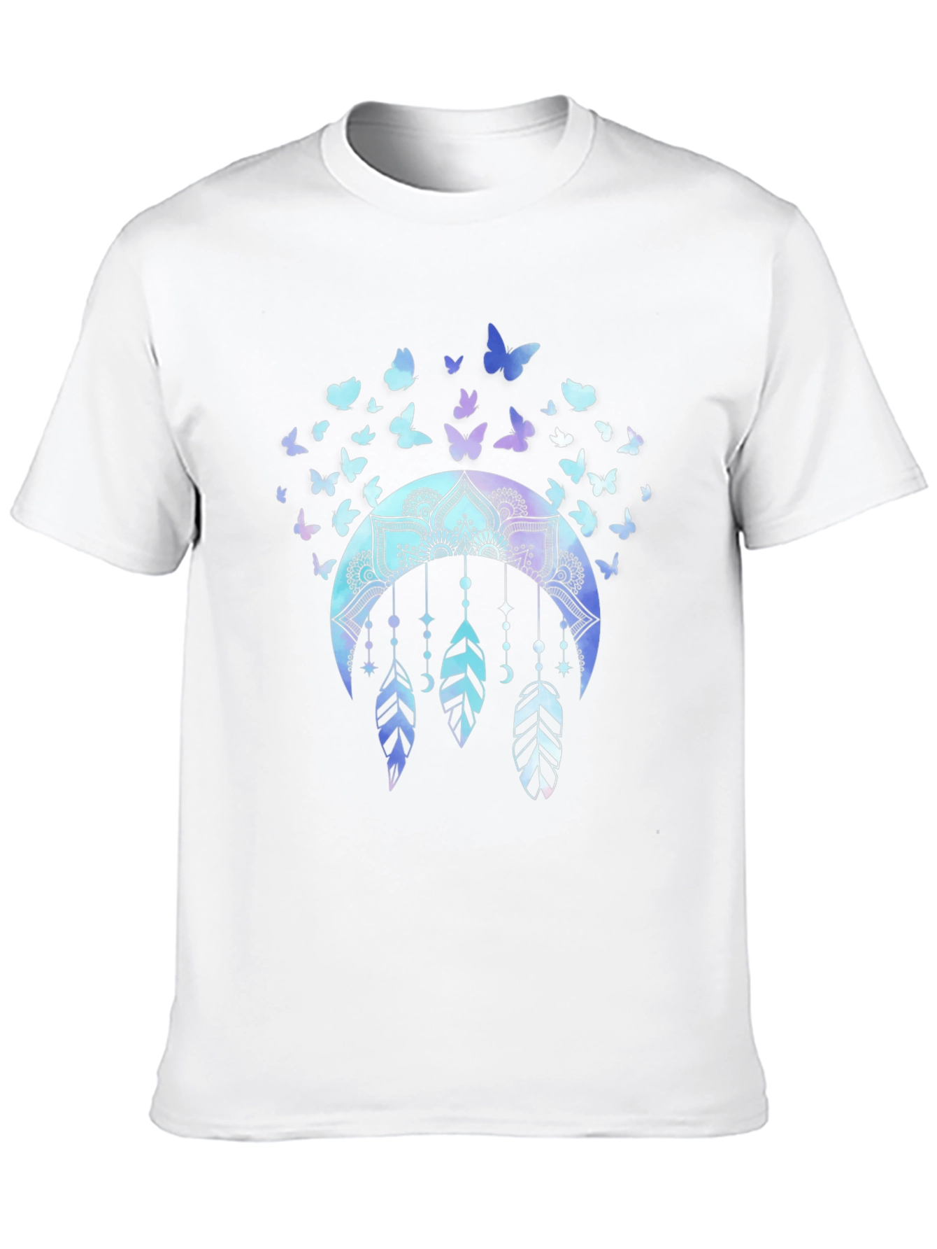 Butterfly Dreamcatcher Graphic Tee - Black