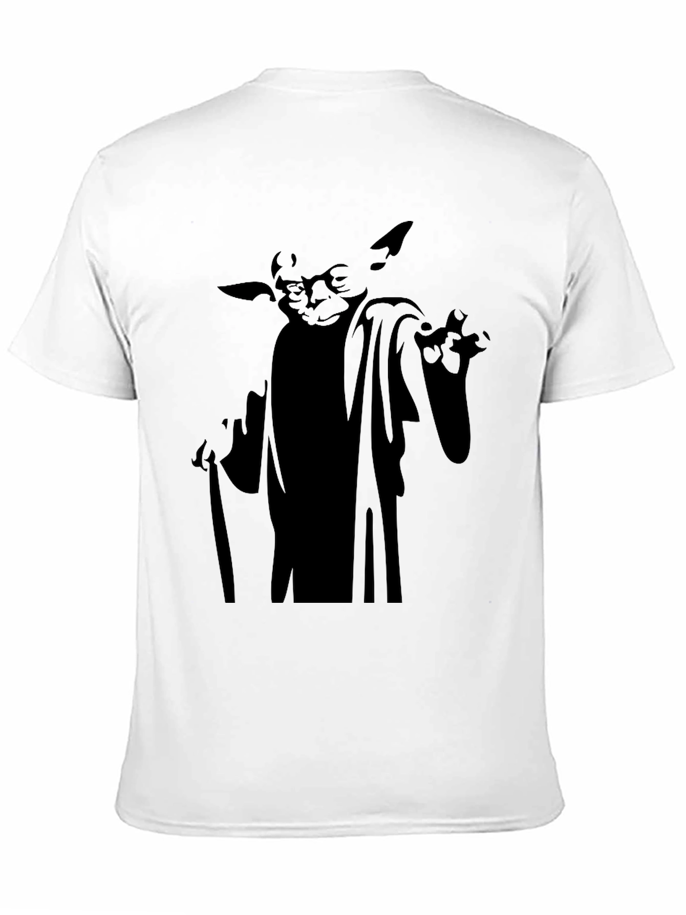Yoda Graphic Black T-Shirt