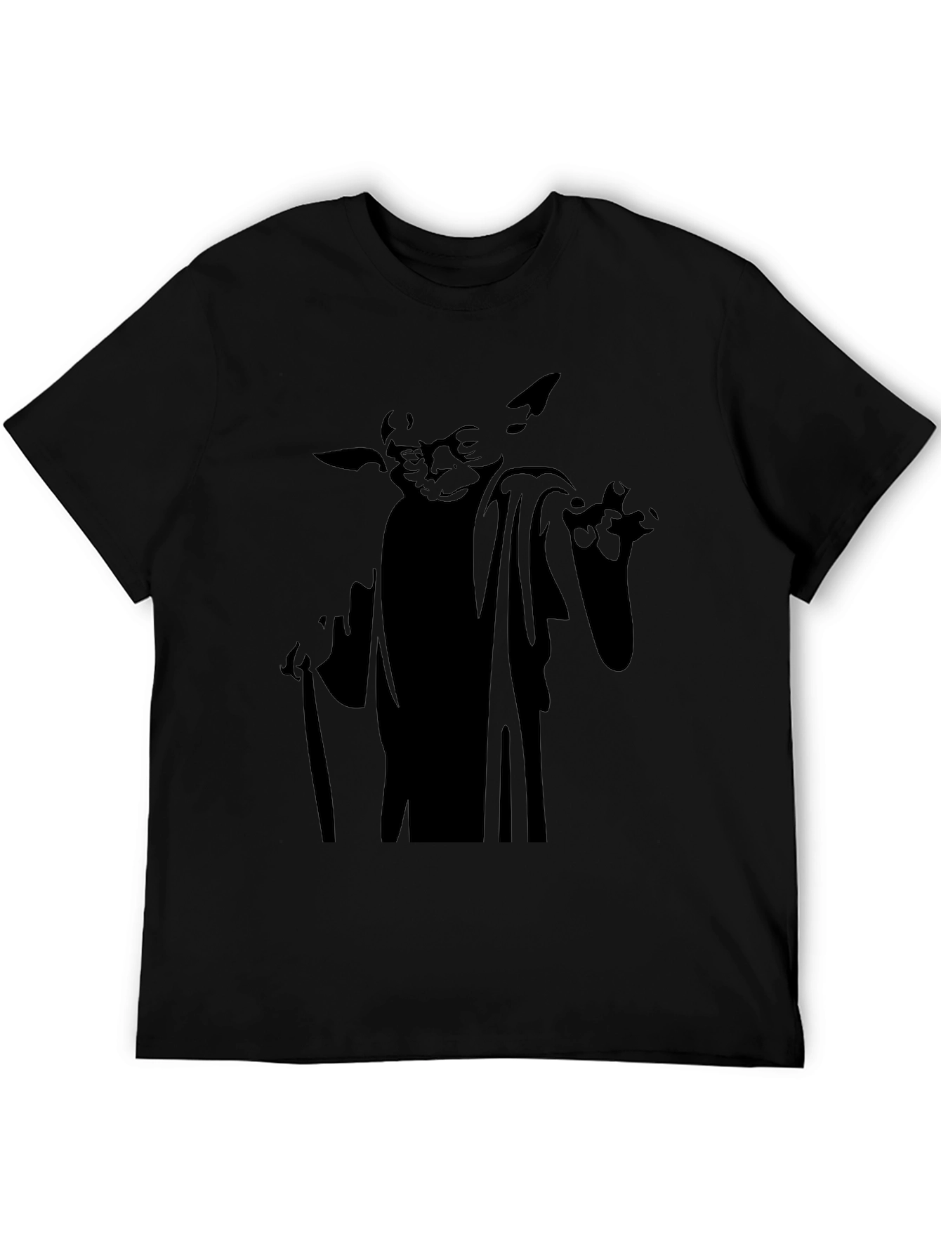 Yoda Graphic Black T-Shirt