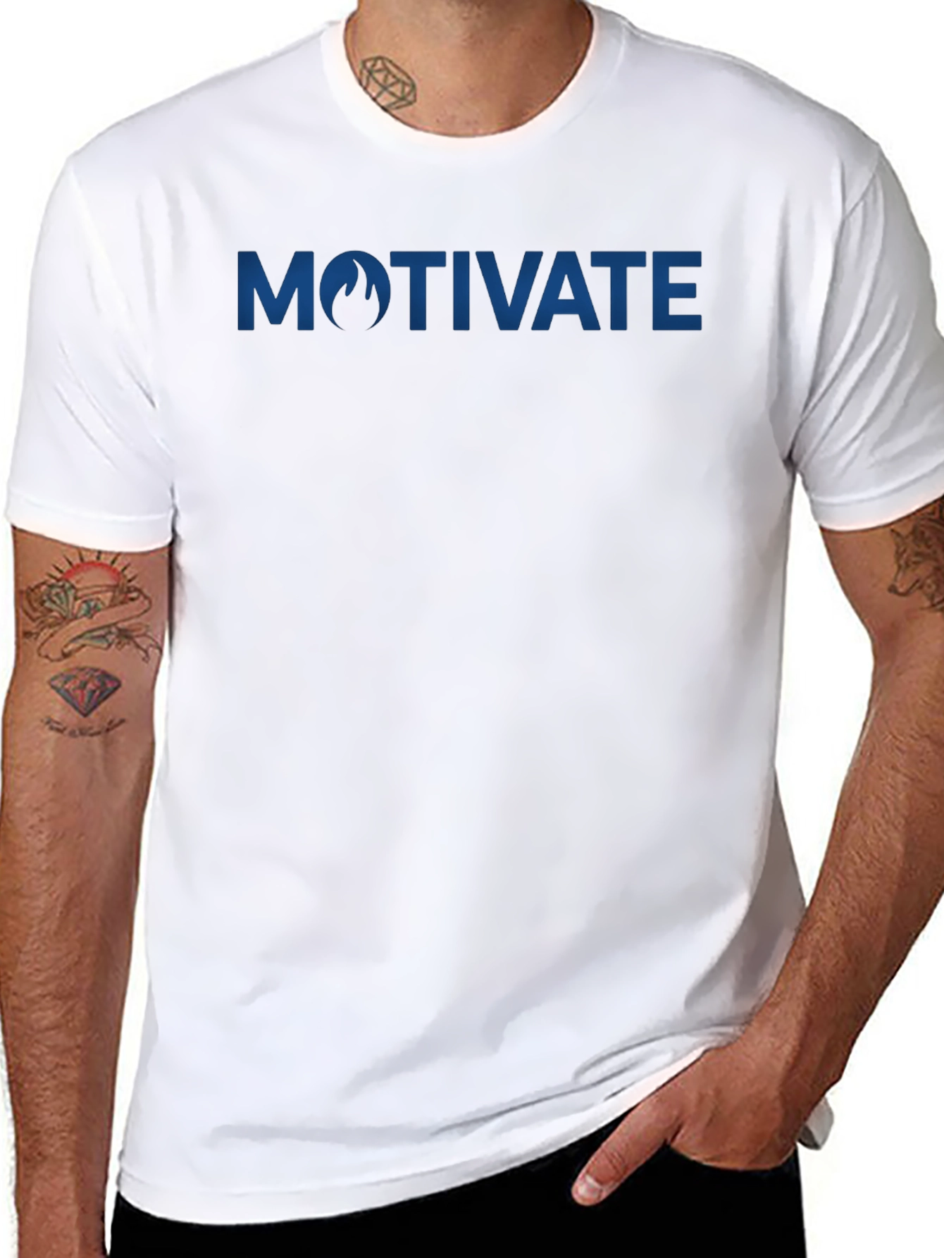 Motivate Graphic T-Shirt - Black
