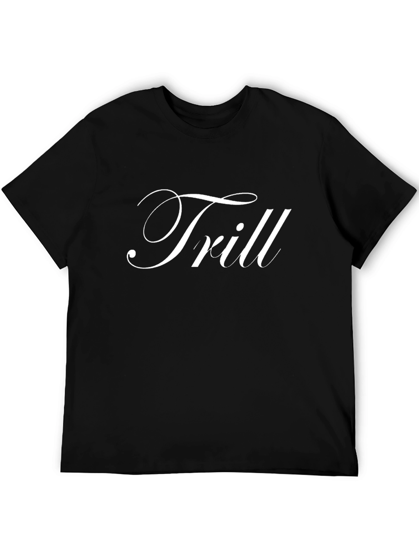 Trill Graphic Tee - Stylish Black T-Shirt