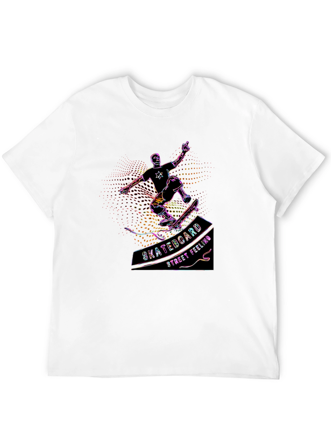 Skateboard Street Feeling Graphic Tee
